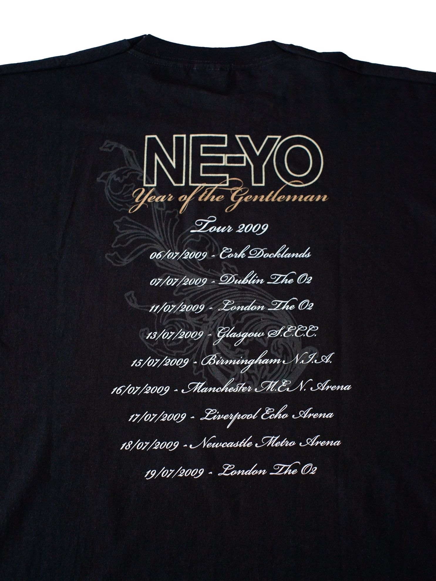 Band Tees Almost Vintage Ne-Yo 2009 Euro Tour Hip-Hop R&B Rap T-Shirt Size US L / EU 52-54 / 3 - 5 Thumbnail