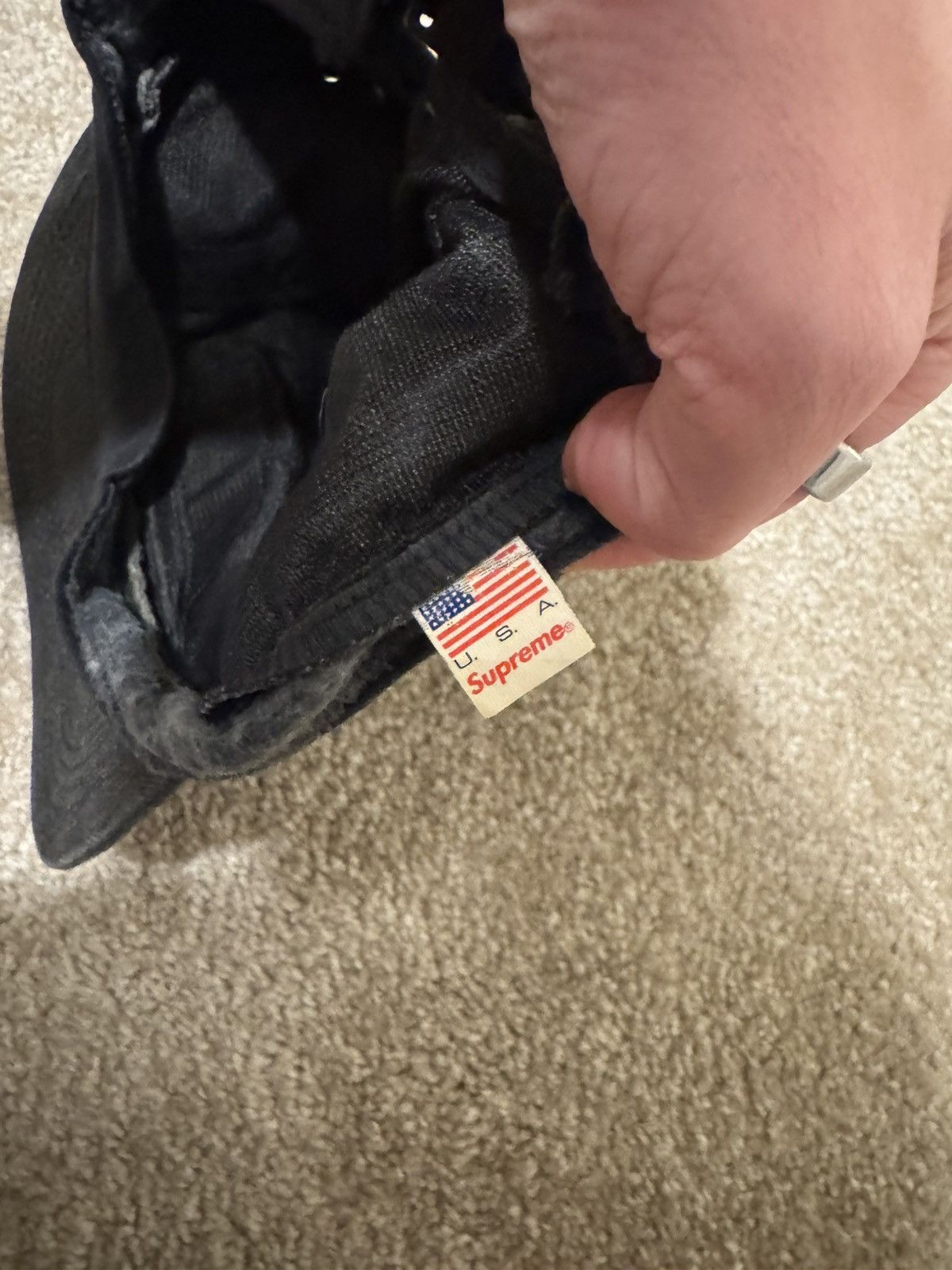 Supreme Surpeme Checker Camp Cap Size ONE SIZE - 5 Thumbnail