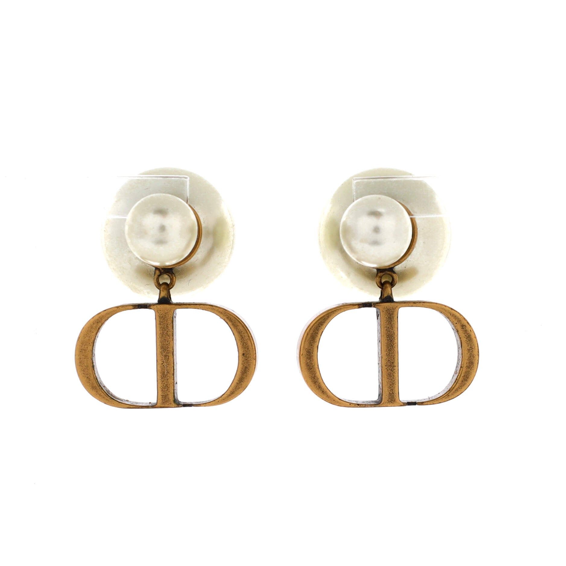 Dior CD Tribales Stud Earrings Size ONE SIZE - 1 Thumbnail