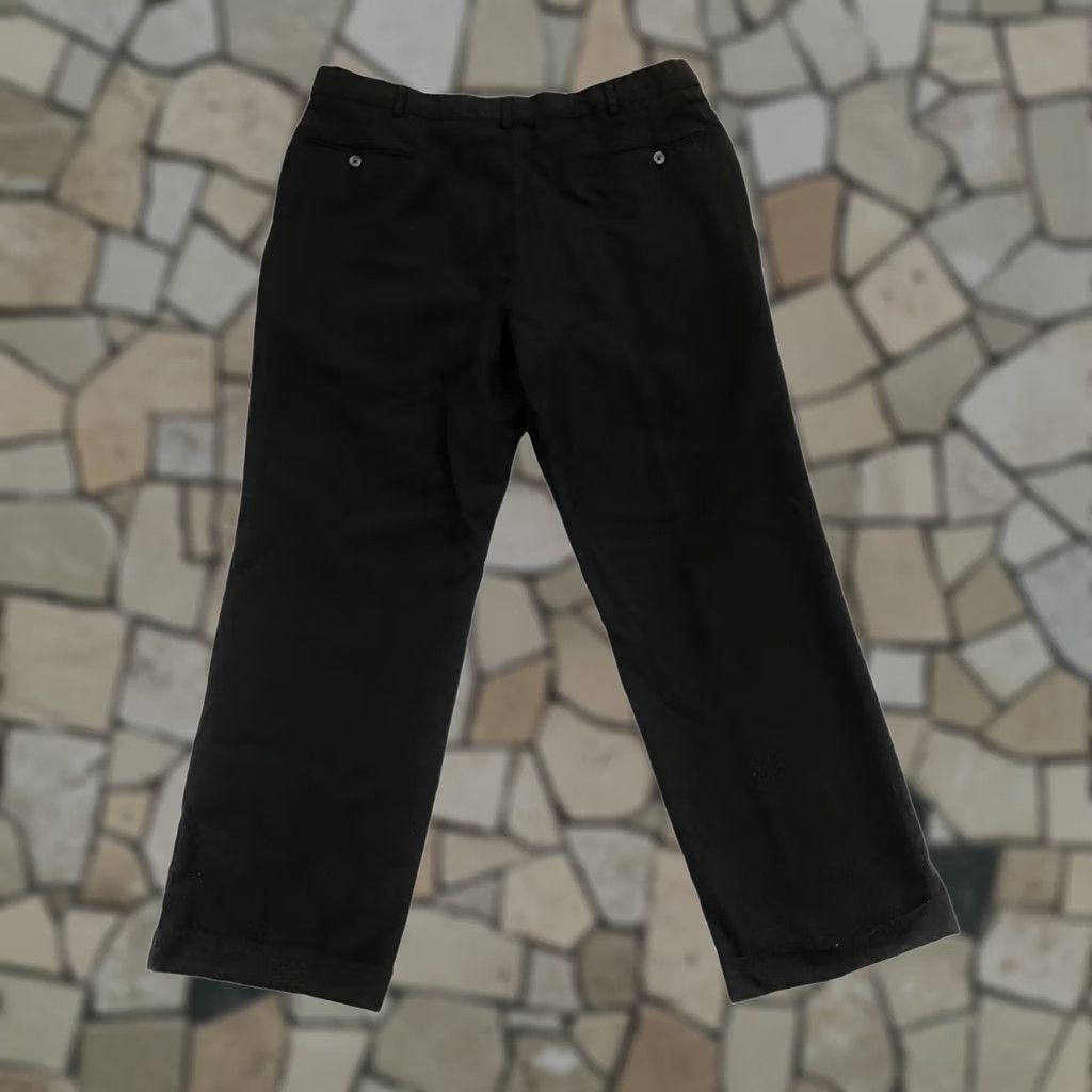 Oscar De La Renta Oscar De La Renta Wool Pants Mens 40x39 Black Dress Pants Wool Stretchy Formal Pants Mens Women? Size US 40 / EU 56 - 1 Thumbnail