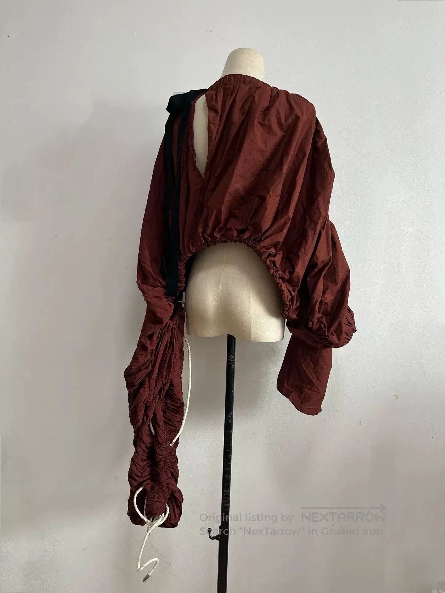 Marni Marni 2017 SS Drawstring Ruffled Top. Size S / US 4 / IT 40 - 2 Thumbnail