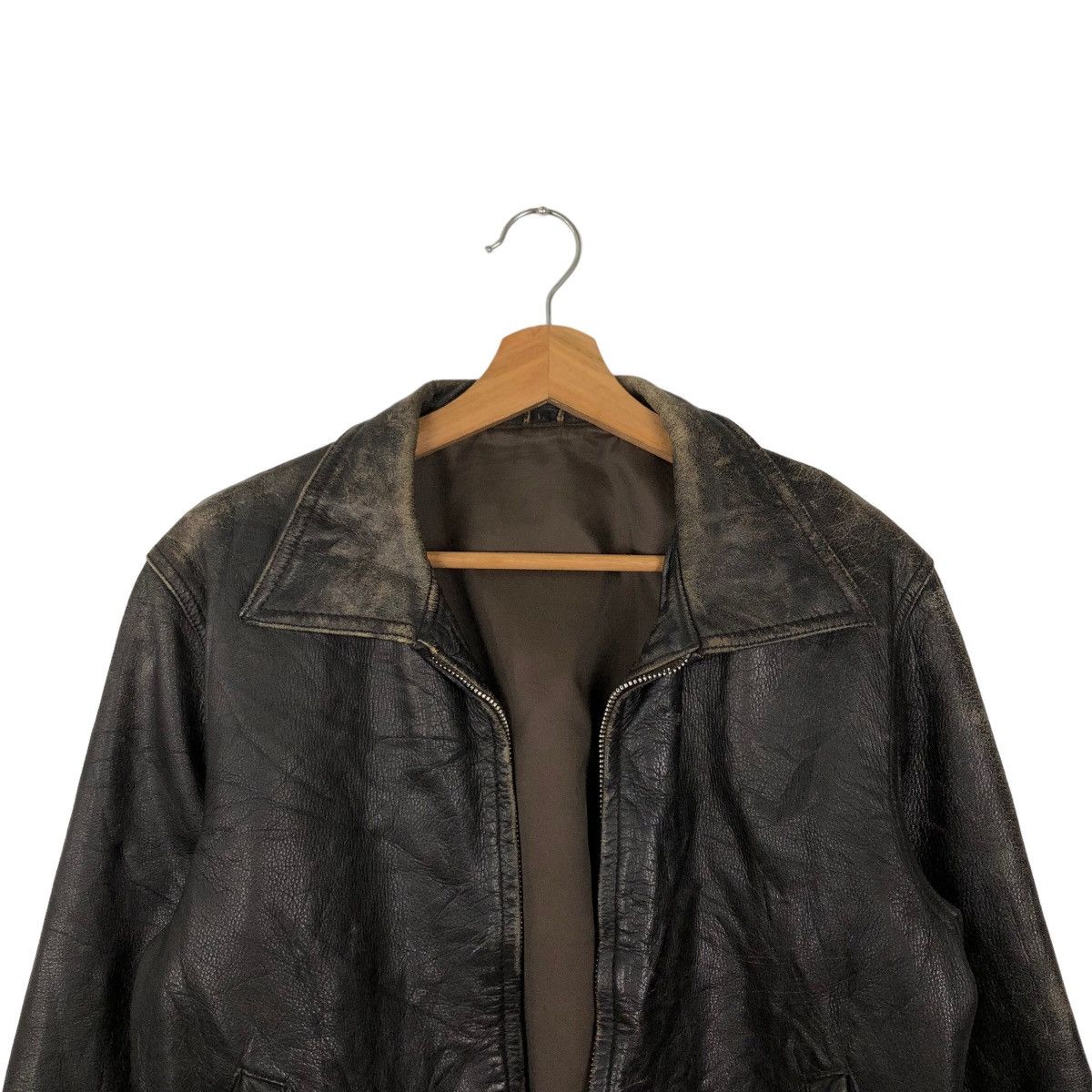 Japanese Brand 🔥80’s RARE GENUINE BOMBER LEATHER JACKET INSPIRE SCHOTT USA Size US L / EU 52-54 / 3 - 2 Thumbnail