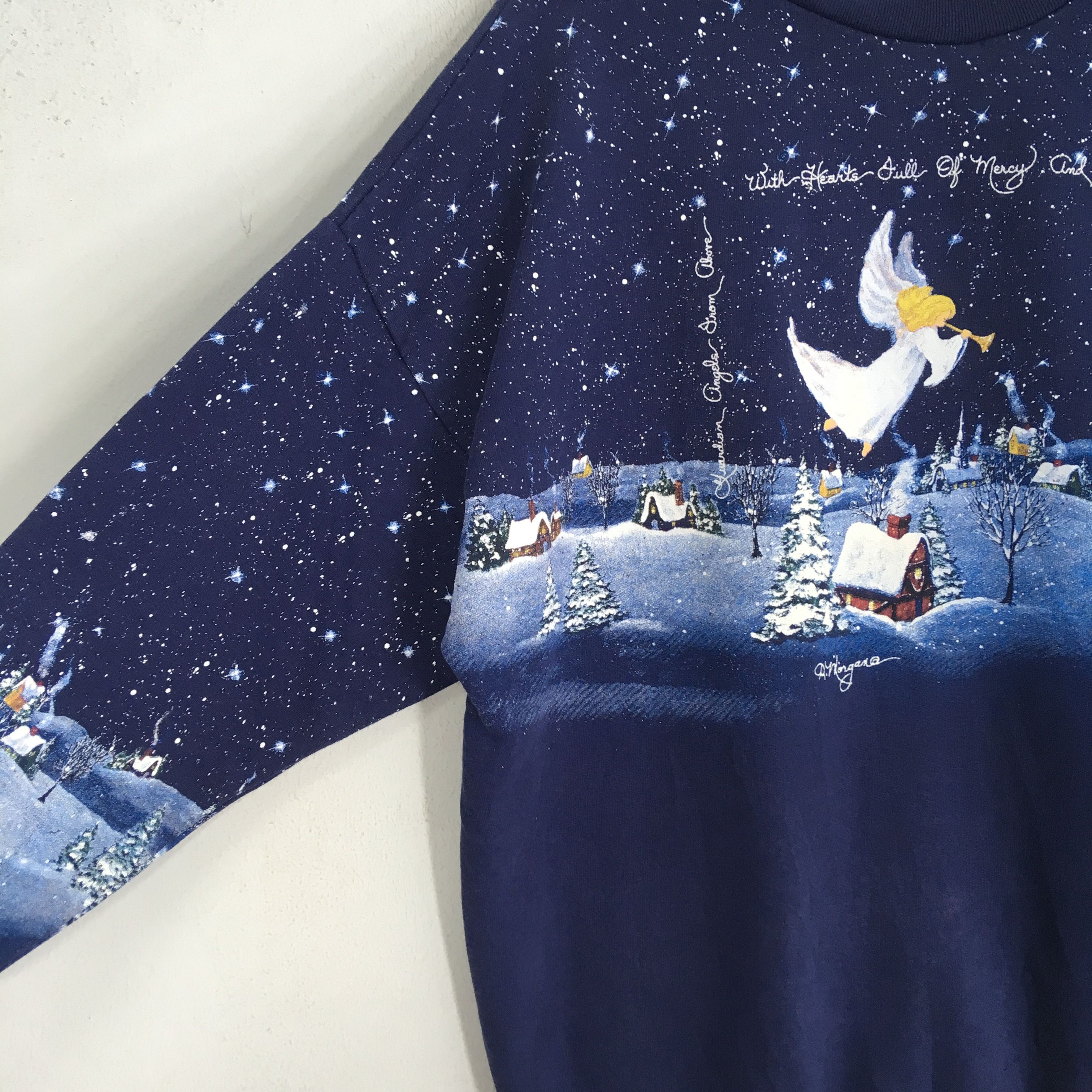 Artisan Lab Vintage 90's Artisans Blue Sweatshirt - 587 Size US L / EU 52-54 / 3 - 7 Thumbnail
