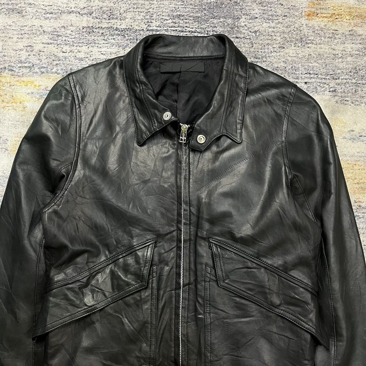 Ekam Ekam extra long sleeve Leather jacket Size US M / EU 48-50 / 2 - 3 Thumbnail