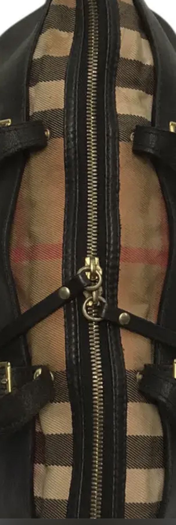 Burberry Burberry Leather Nova Check Handbag Size ONE SIZE - 19 Thumbnail
