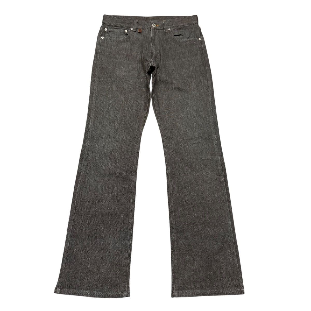 Melrose Men's Melrose Brown Denim Flare Jeans Hedi slimane style Size US 30 / EU 46 - 3 Thumbnail