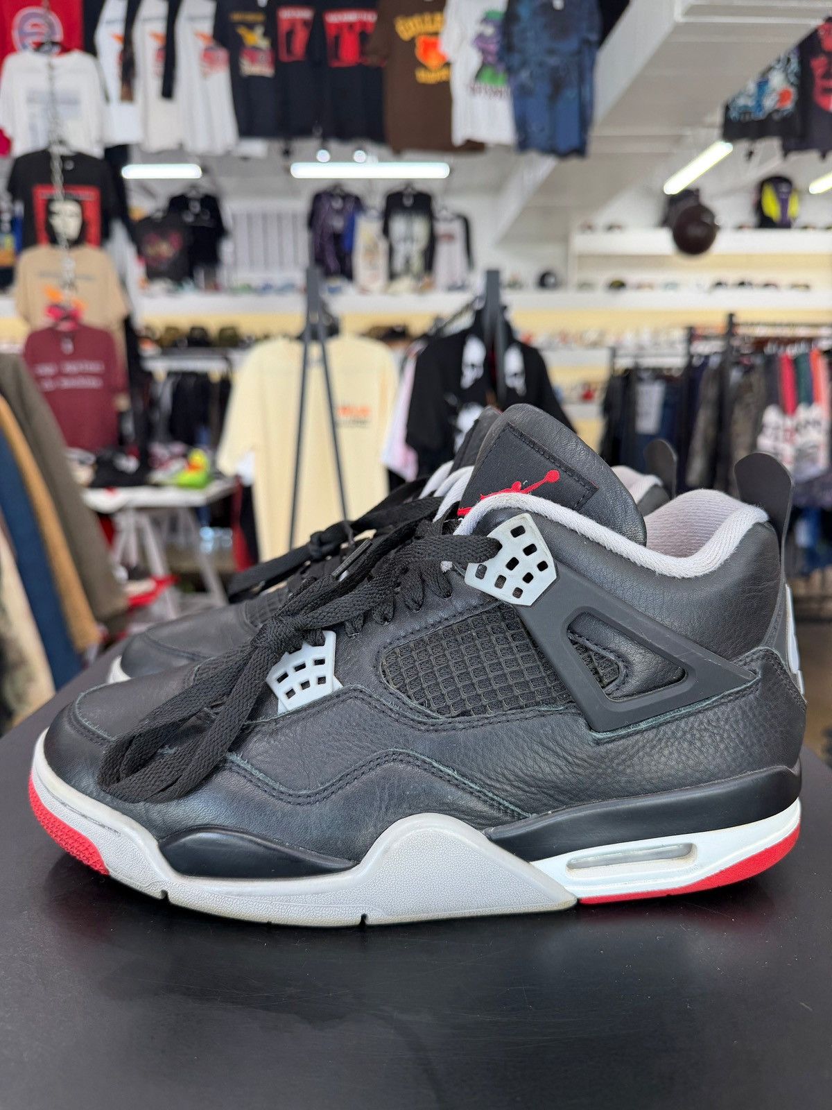 Jordan Brand Air Jordan 4 Bred Reimagined Size 9 (2024) Size US 9 / EU 42 - 7 Thumbnail