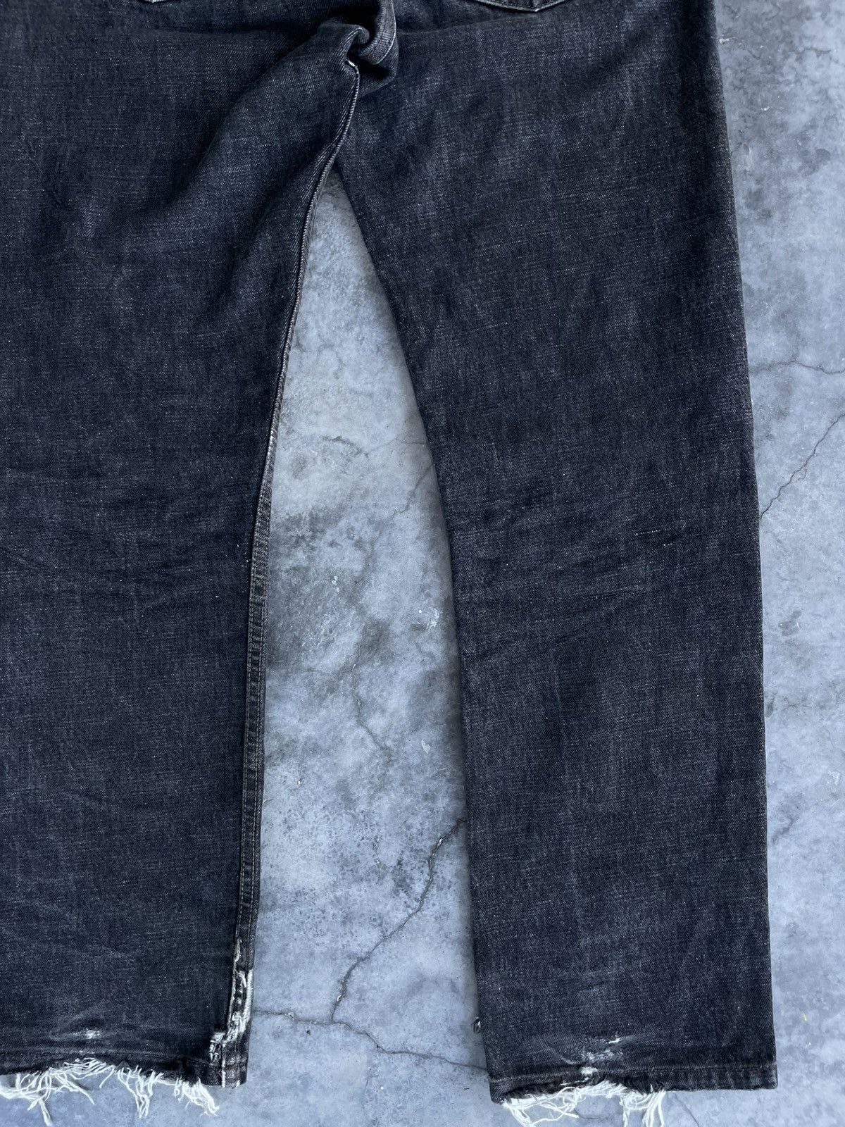 Levi's × Vintage VTG 90s Levi's 501 Superblack (Dark Grey) #553 Size US 31 - 12 Thumbnail