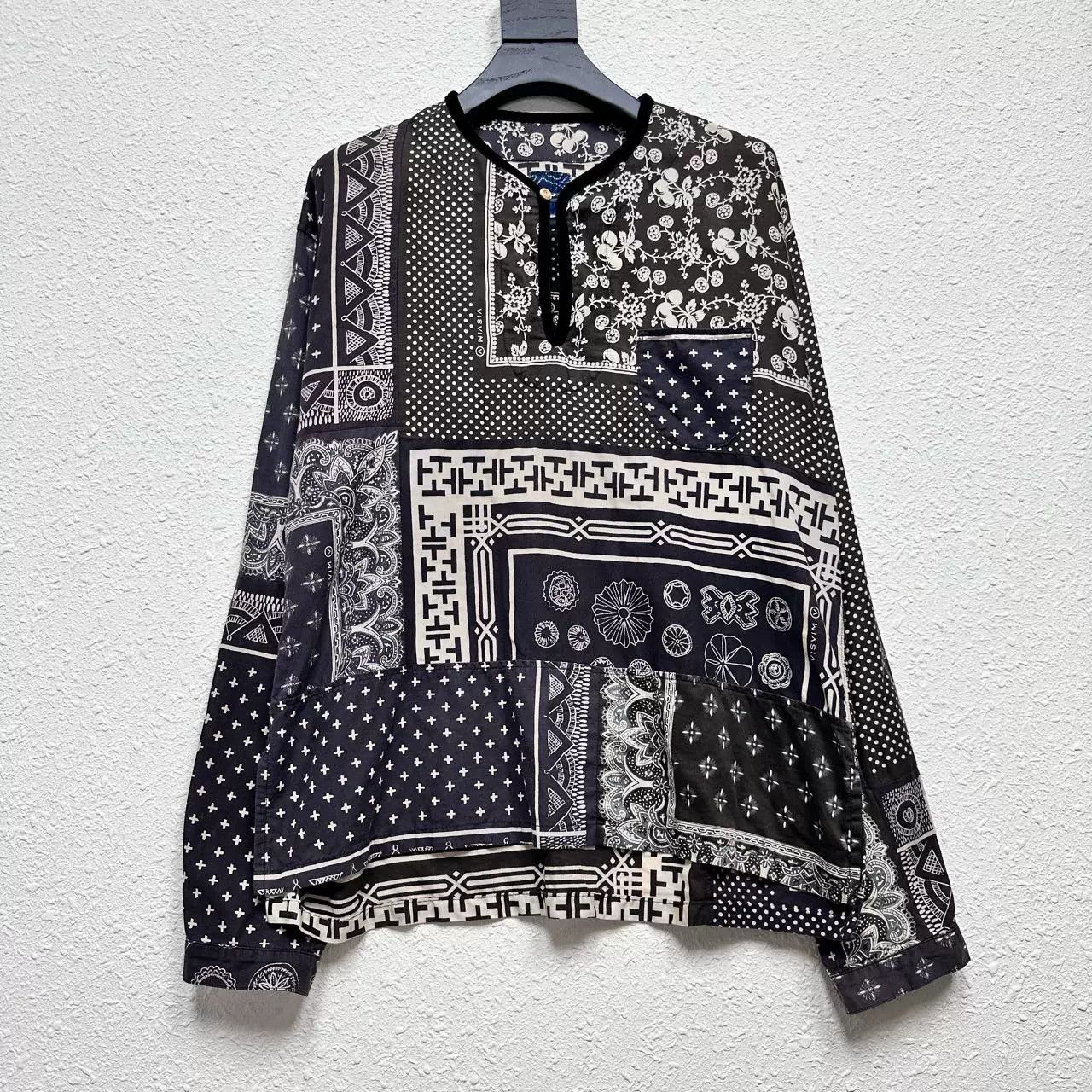 Visvim VISVIM Bandana Patchwork Linen Shirt Size US S / EU 44-46 / 1 - 1 Thumbnail