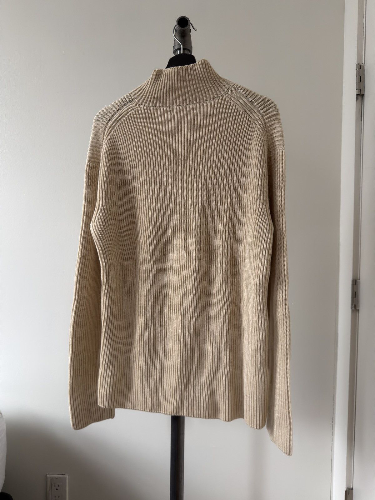 Y's for Men Ivory Cotton Turtleneck Size US M / EU 48-50 / 2 - 3 Thumbnail