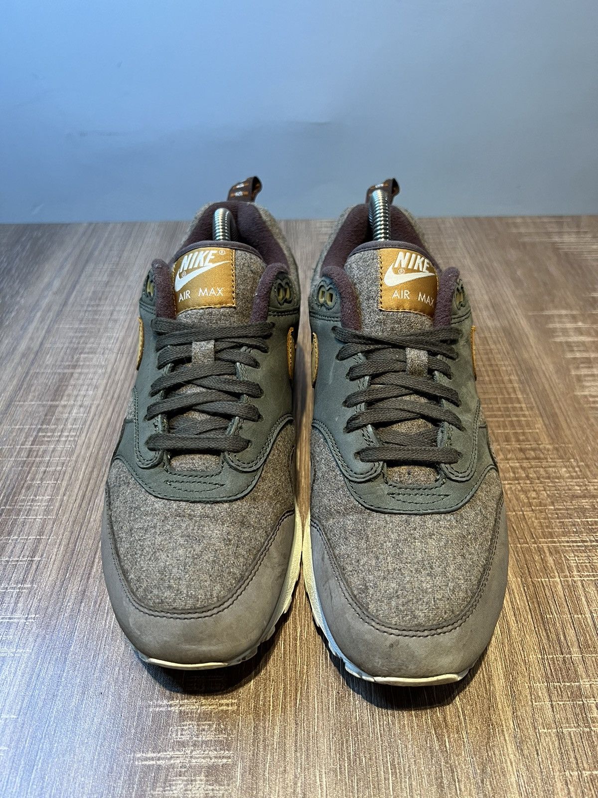 Nike × Pendleton Nike Air Max 1 x Pendleton Fabrics Brown Suede Size 6.5 Size US 6.5 / EU 39-40 - 3 Thumbnail