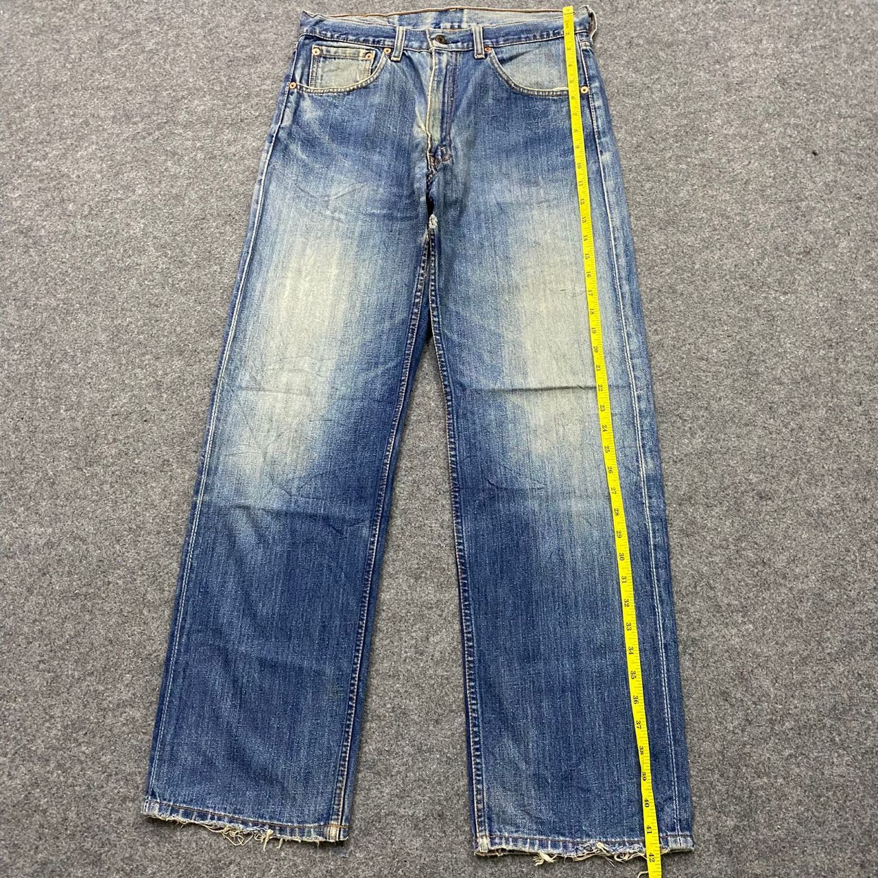 Levi's Vintage 90s Levis 503 Distressed Denim Kurt Cobain Style Size US 32 / EU 48 - 3 Thumbnail