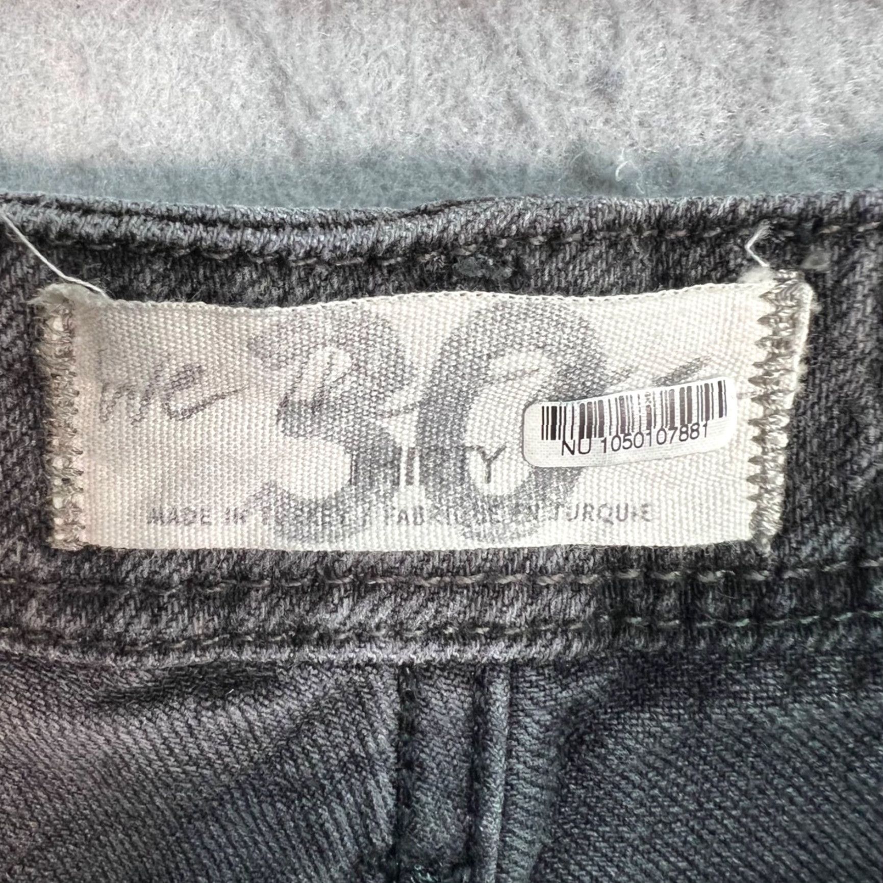 Vintage We The Free Jeans Womens Size 30 Gray High-Waisted Flared Cotton Blend Denim Size 30" / US 8 / IT 44 - 3 Thumbnail