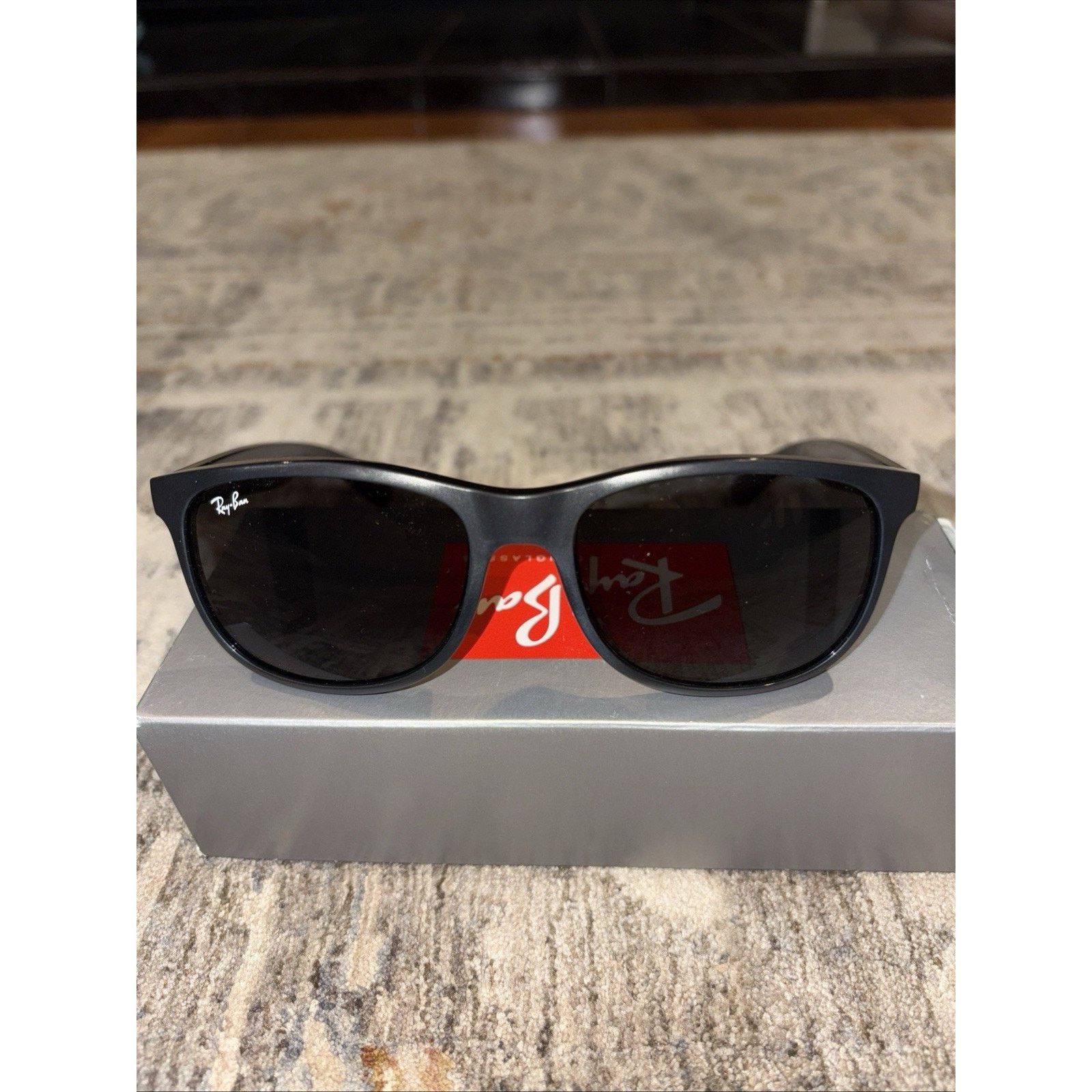 RayBan 😎 Ray-Ban Andy Sunglasses – Matte Black on Black Size ONE SIZE - 2 Thumbnail