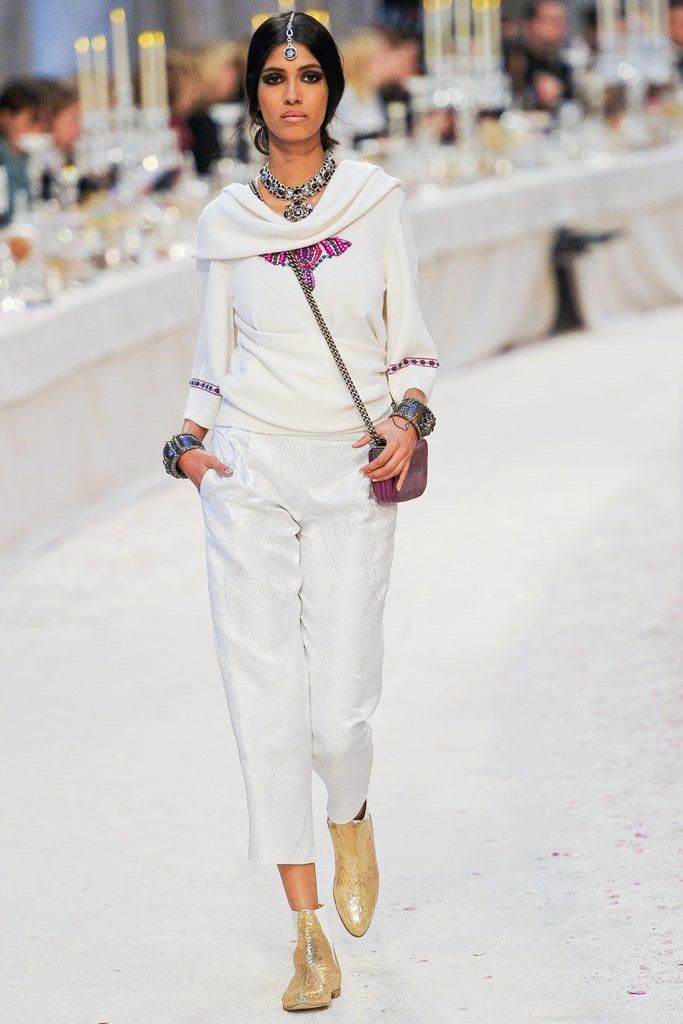 Chanel Chanel Indian-Inspired Pre-Fall 2012 Runway Jacquard Pants Size 28" / US 6 / IT 42 - 4 Thumbnail