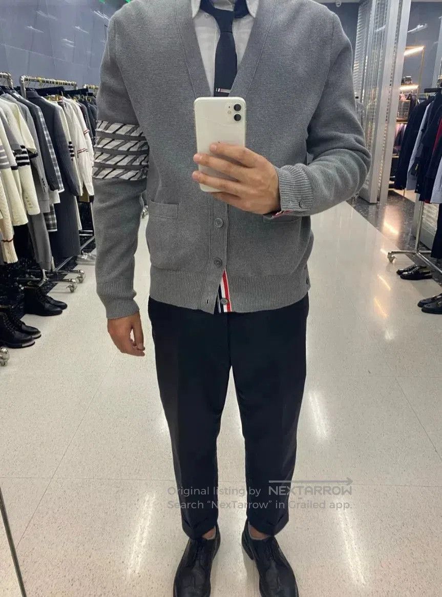 Thom Browne Thom Browne Men's Classic Cardigan. Size US M / EU 48-50 / 2 - 8 Thumbnail