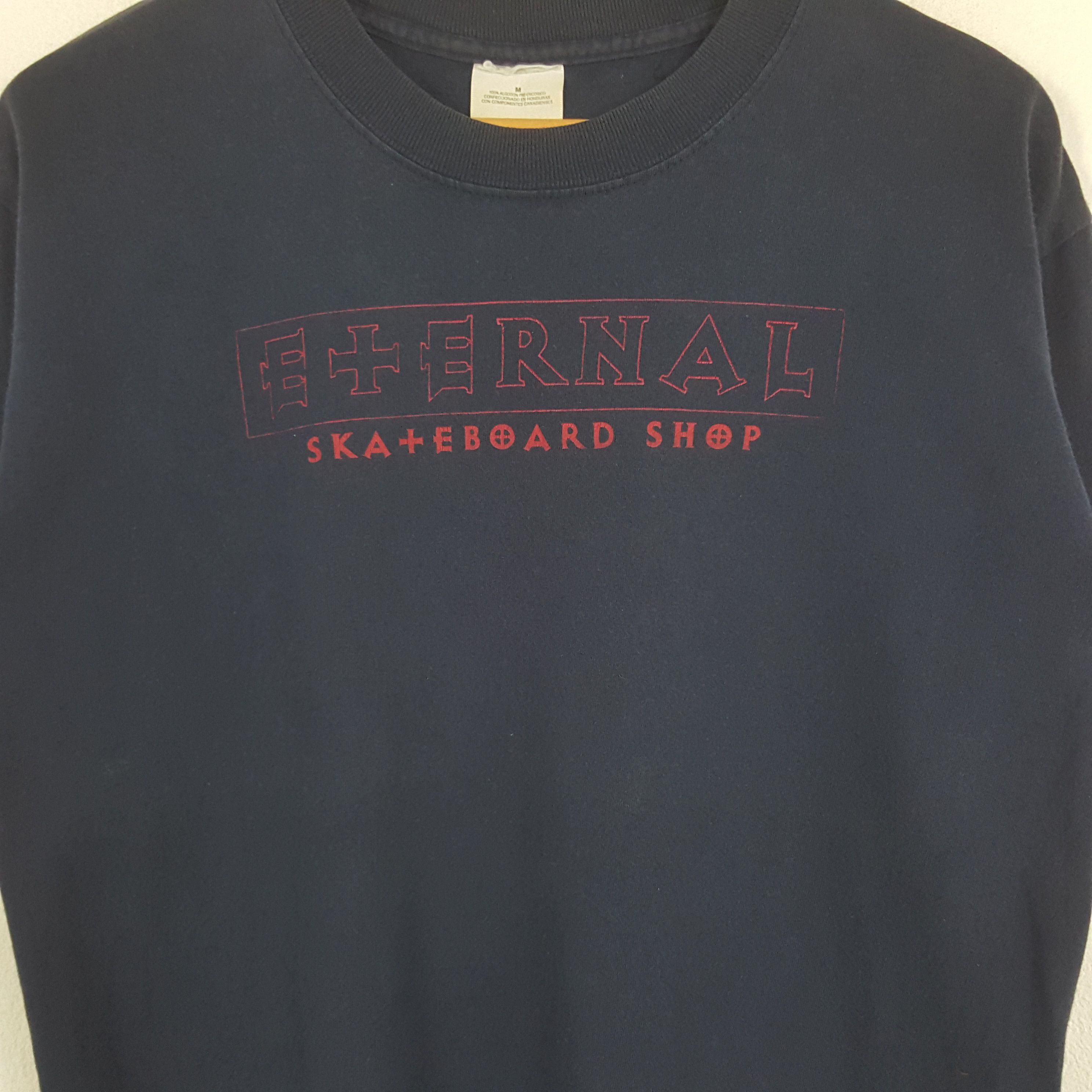 Eternal × Vintage Vintage Eternal Skateboard Shop American Style Tshirt Size US L / EU 52-54 / 3 - 2 Thumbnail