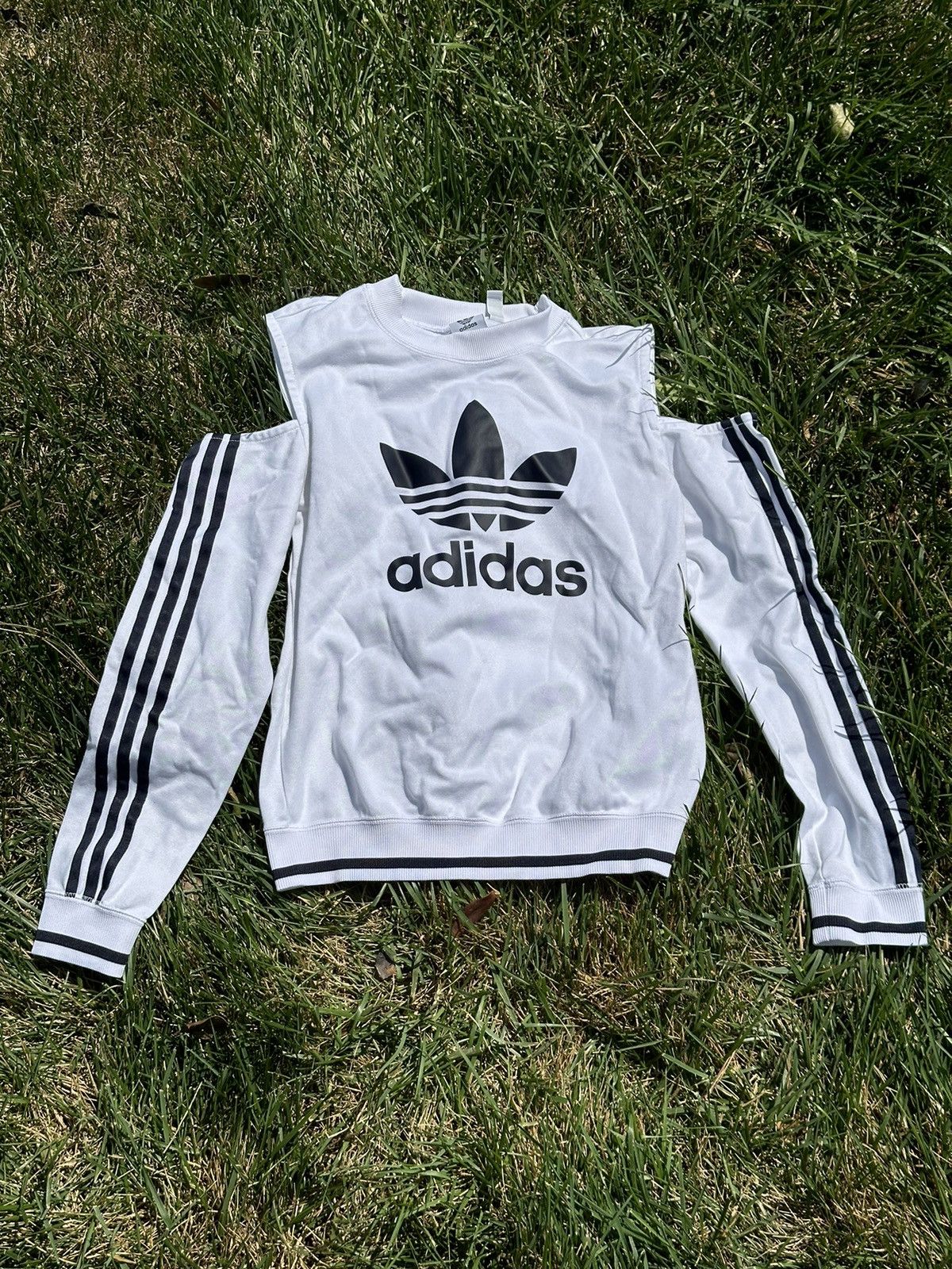 Adidas Adidas Originals Sweatshirt Cold Shoulder Grailed