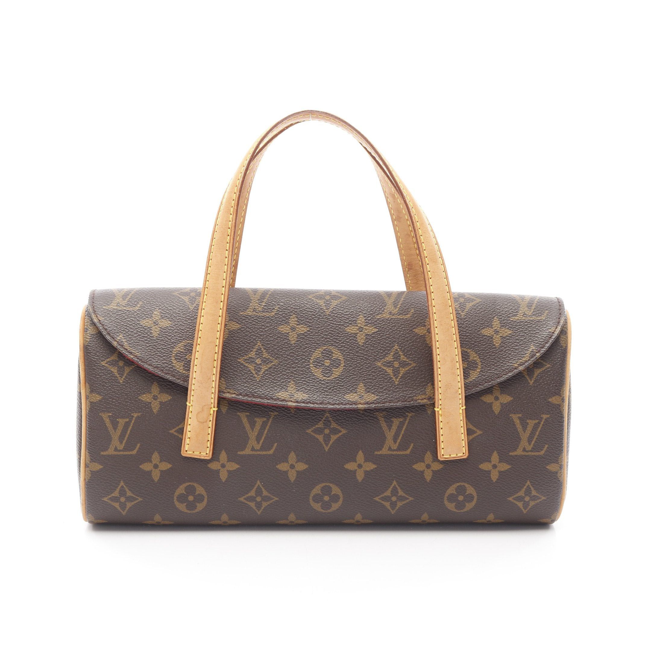 Louis Vuitton Louis Vuitton Sonatine Monogram Handbag Leather Brown Size ONE SIZE - 1 Thumbnail