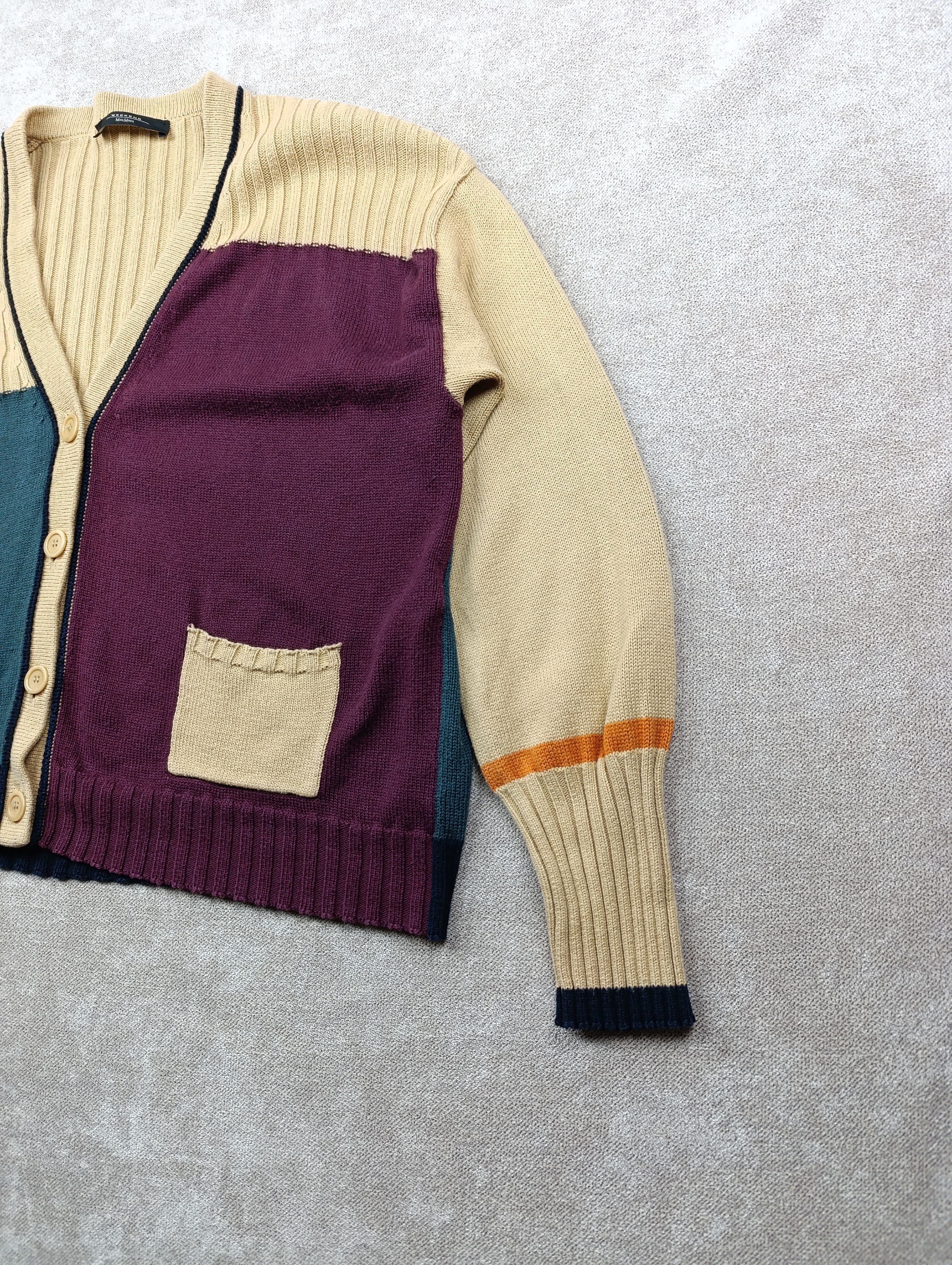 Weekend Max Mara Weekend Max Mara Womens Cotton/Wool Cardigan Size L / US 10 / IT 46 - 4 Thumbnail