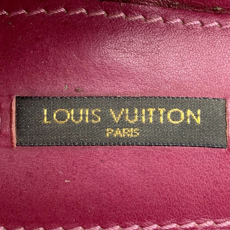 Louis Vuitton Louis Vuitton Red Bow Round Toe Casual Flat Shoes Size US 6.5 / IT 36.5 - 7 Thumbnail