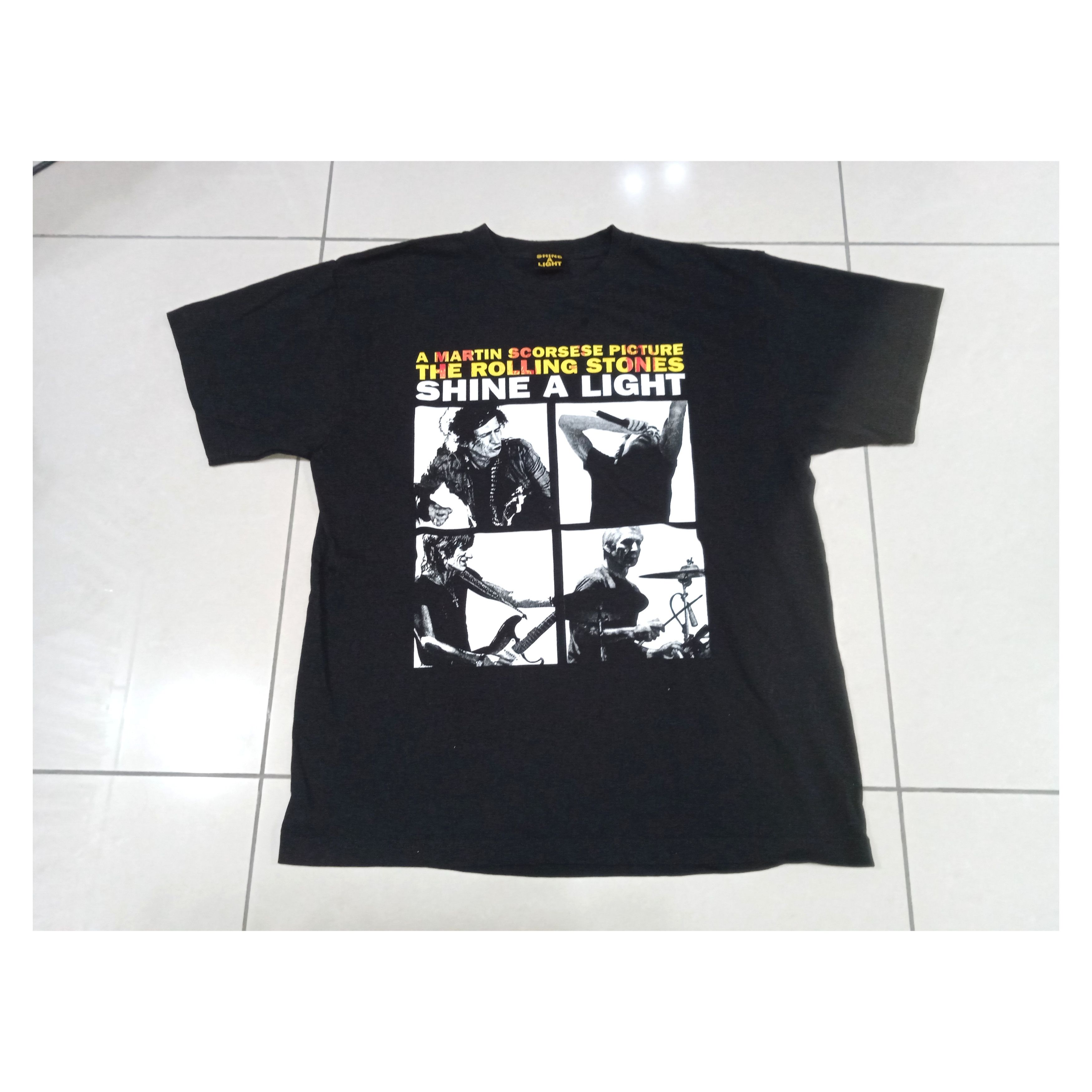 Vintage Vintage 00s Rolling Stones Shine A Light Scorsese T Shirt Size US L / EU 52-54 / 3 - 1 Thumbnail