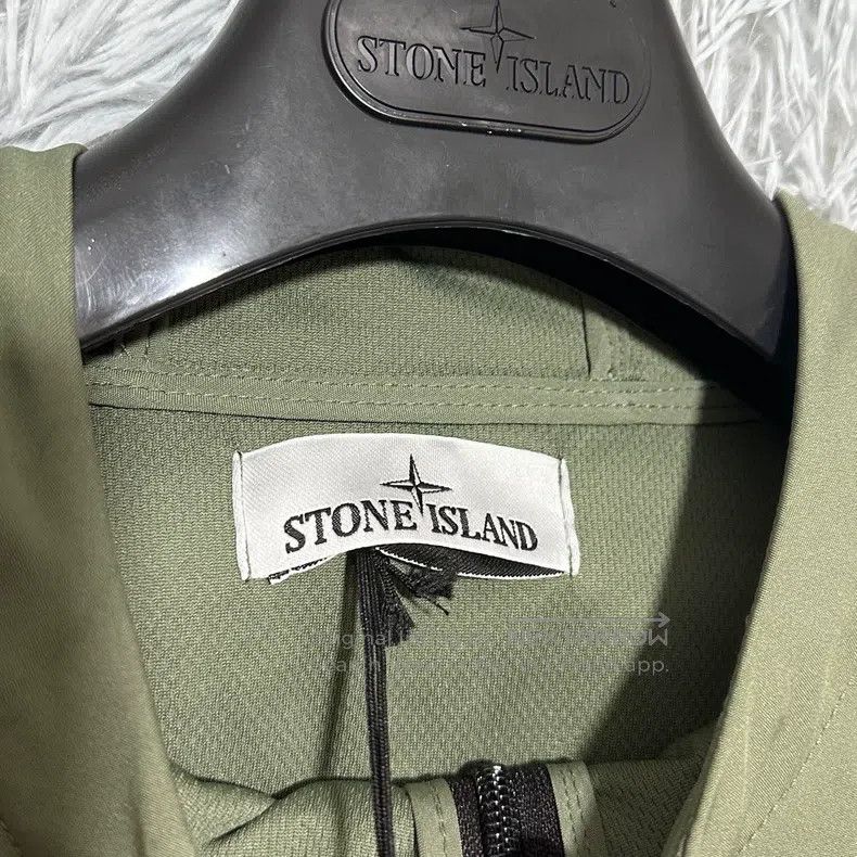 Stone Island Stone Island Softshell Waterproof Jacket, Hooded, Military Size US L / EU 52-54 / 3 - 4 Thumbnail