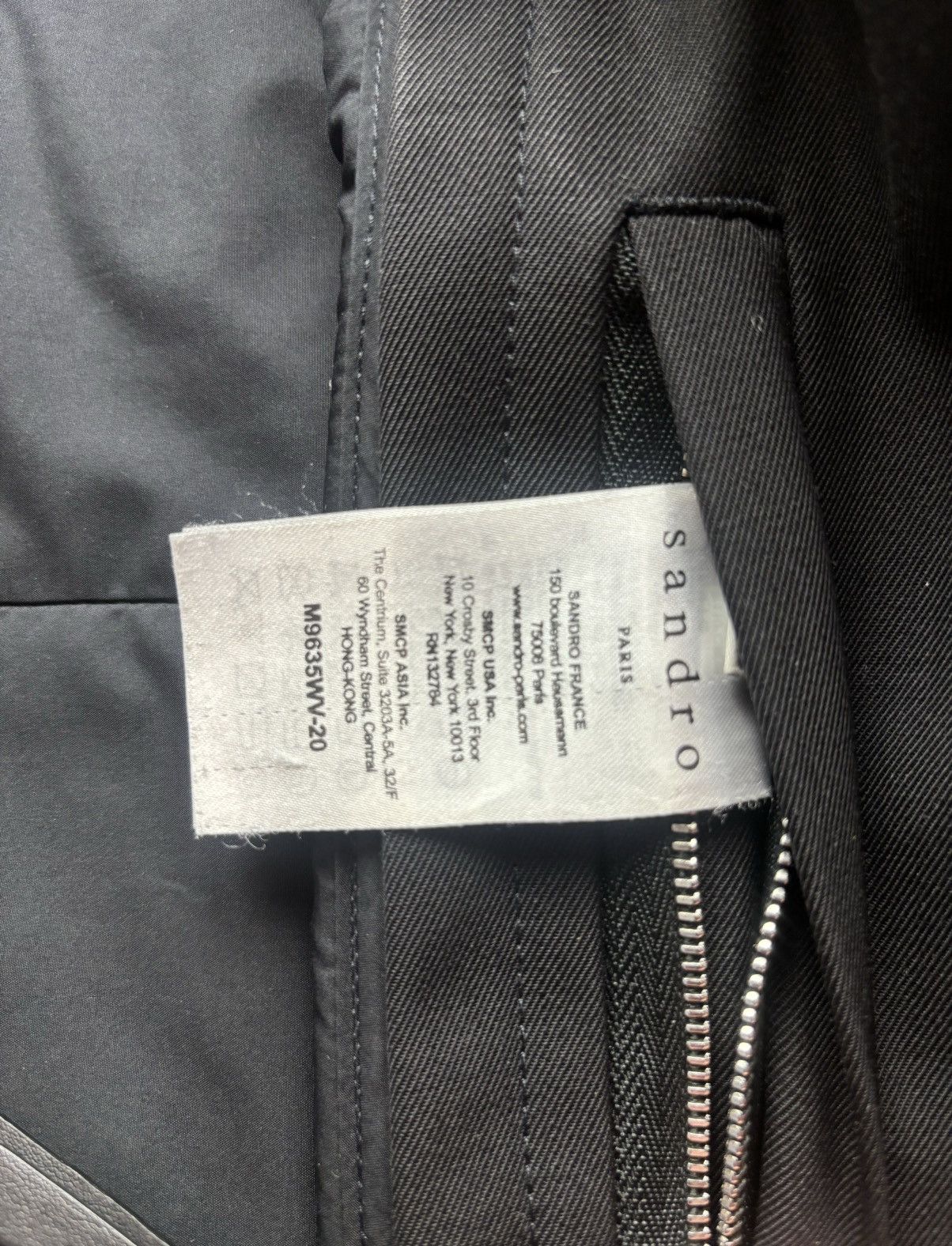 Sandro Sandro Quilted Coat Black Size US L / EU 52-54 / 3 - 6 Thumbnail