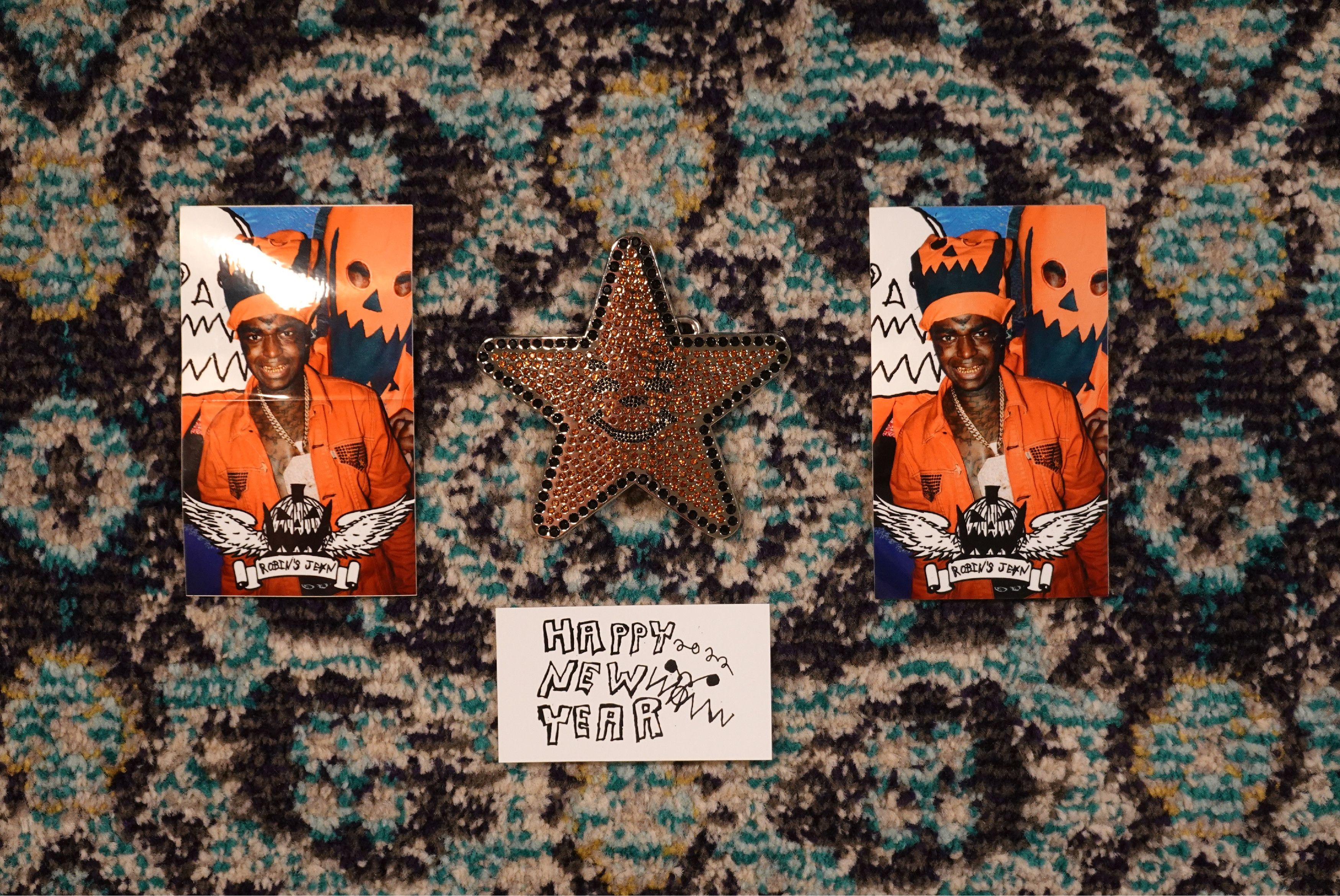 Asspizza Halloween Crystal Star Belt Buckle Size ONE SIZE - 1 Preview