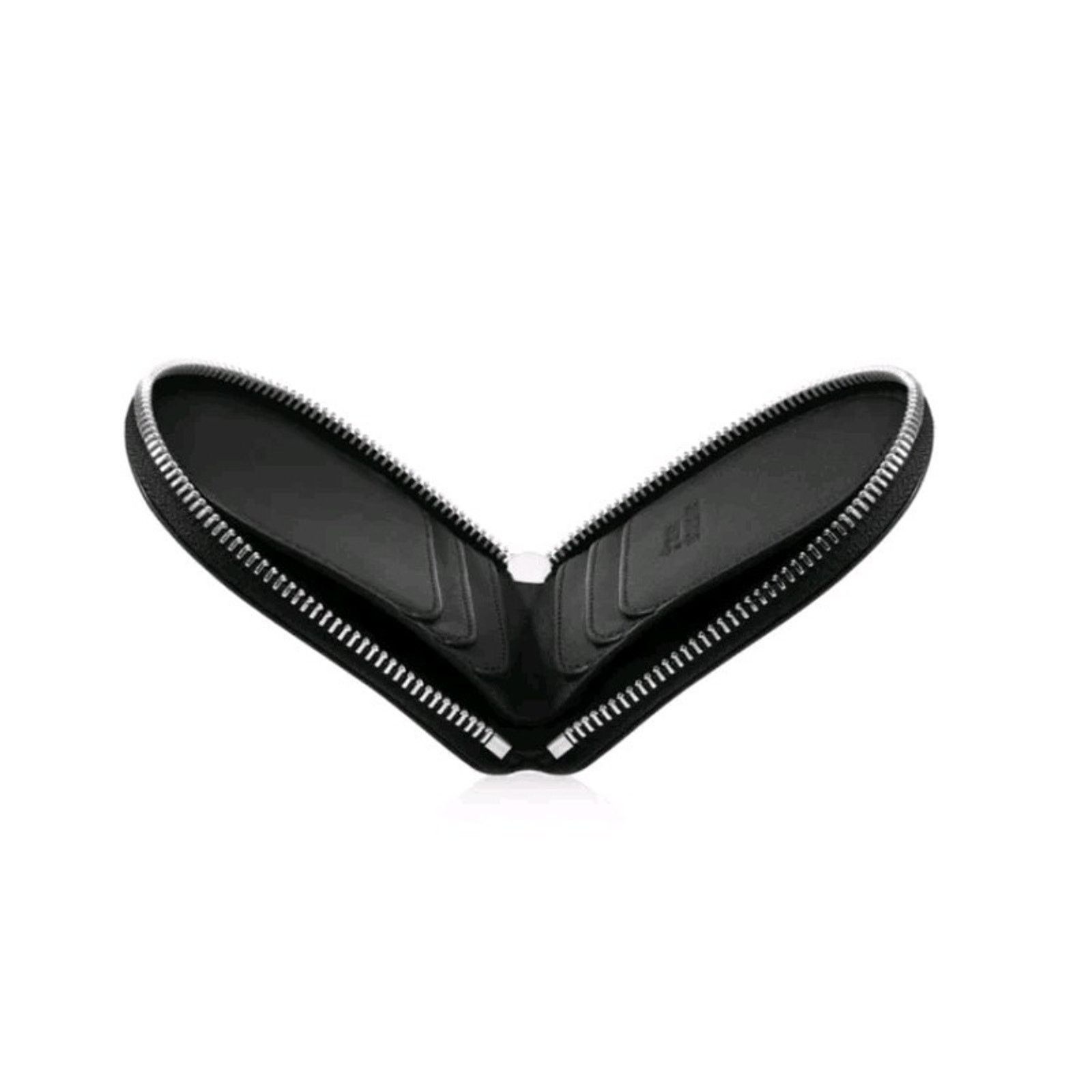Telfar Telfar Small Zip Wallet Black Vegan Leather Card Holder Size ONE SIZE - 3 Thumbnail