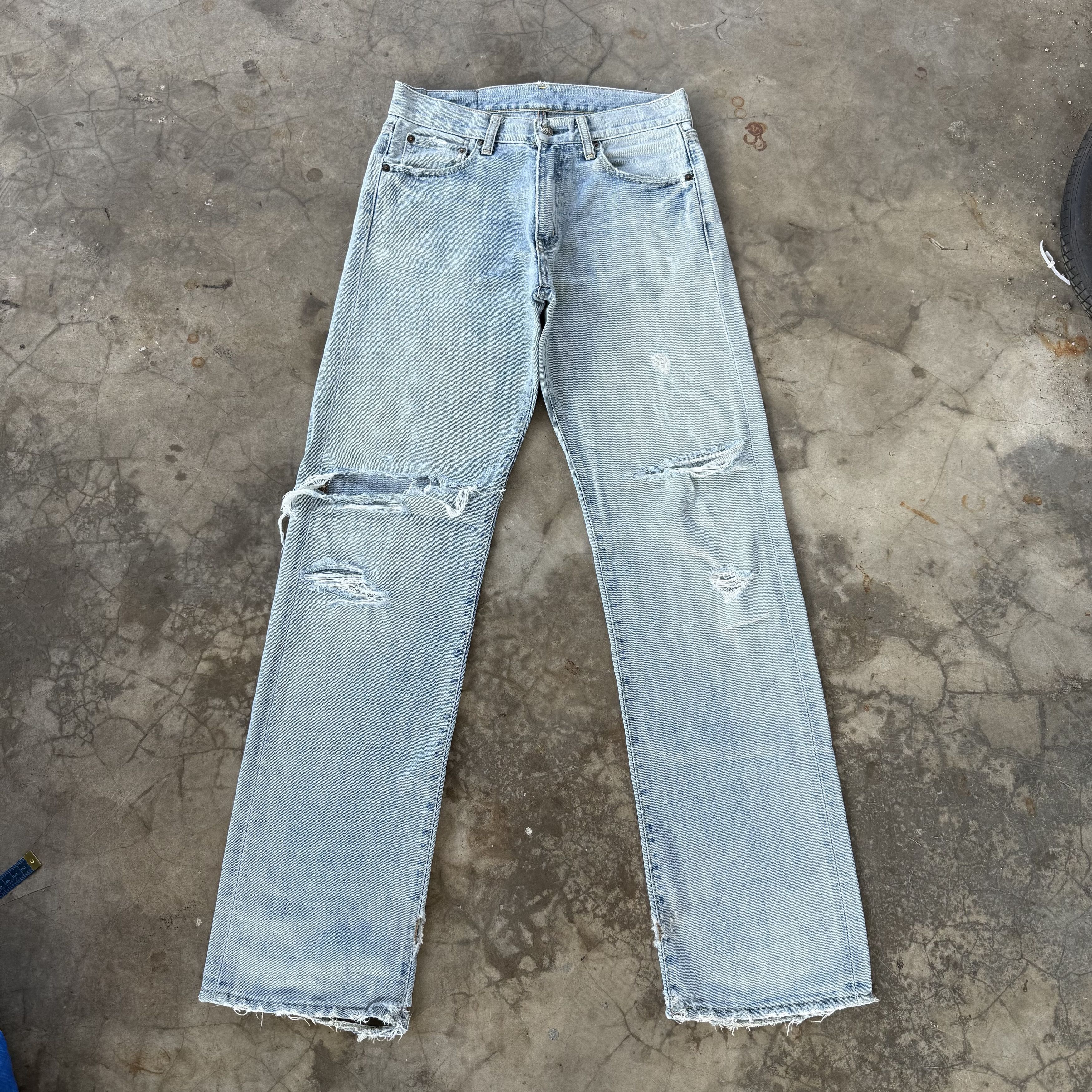 Japanese Brand Vintage Japan S003 Faded Denim Jean Pants Size US 30 / EU 46 - 2 Thumbnail