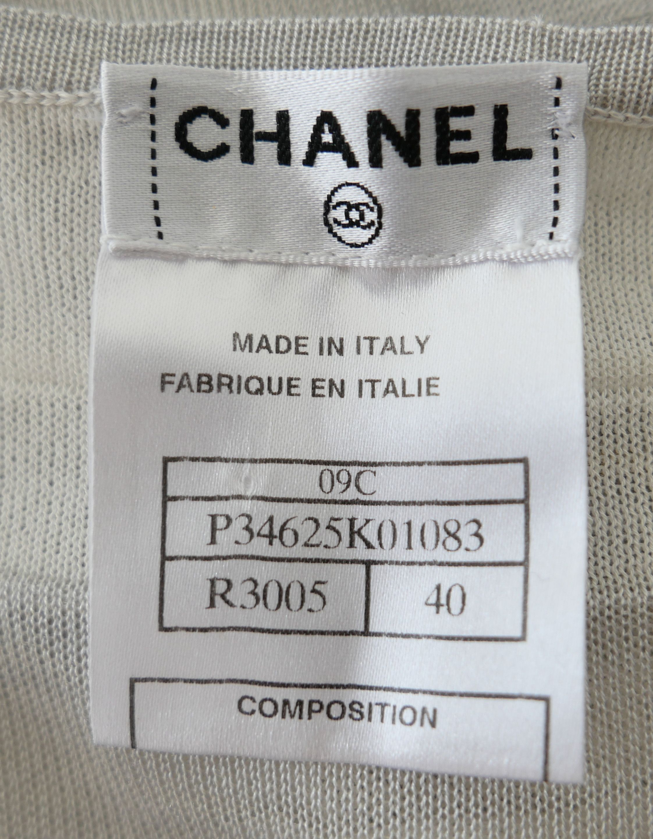 Chanel Chanel Cruise 2009 Fine Knit Frilled Maxi Slip Dress Size M / US 6-8 / IT 42-44 - 7 Thumbnail