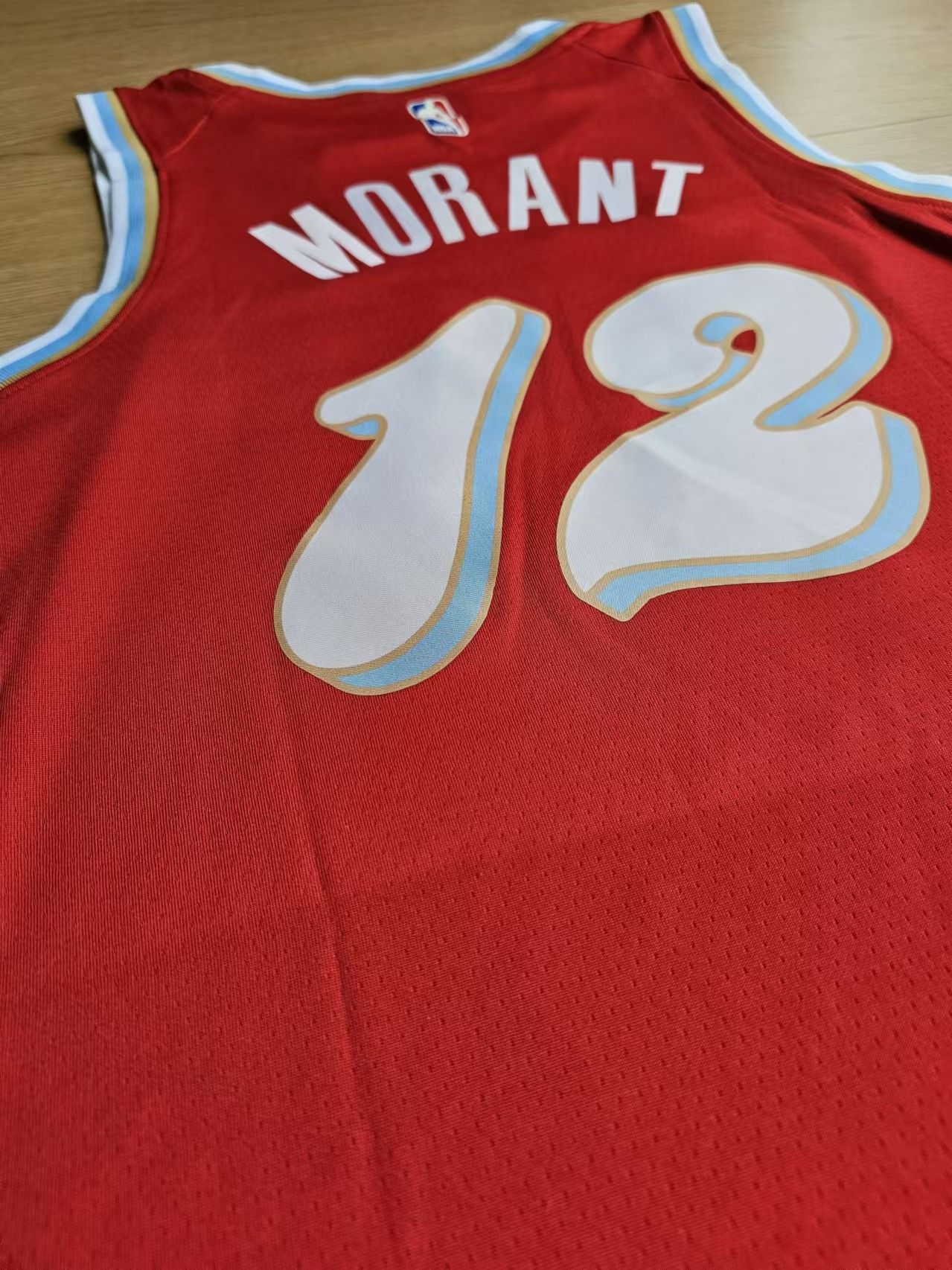 NBA Grizzlies #12 Ja Morant Jersey City Edition Size US M / EU 48-50 / 2 - 4 Thumbnail