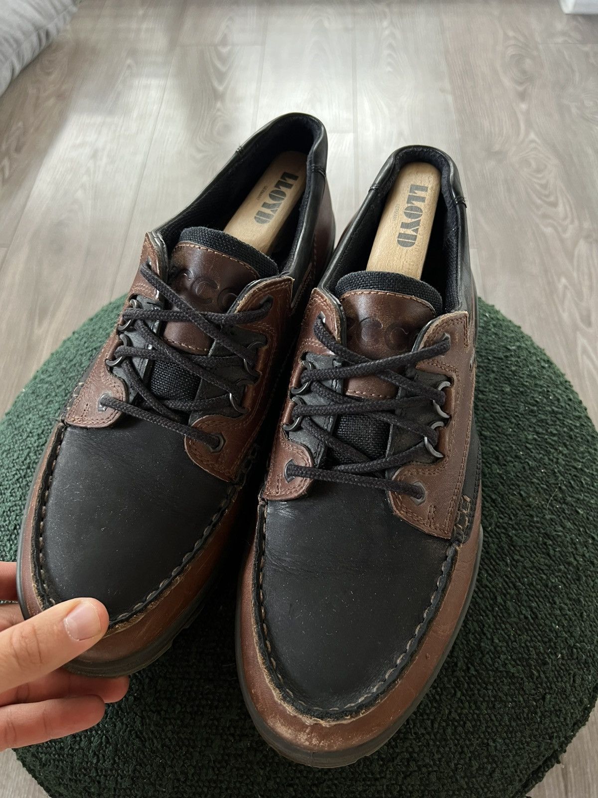 Ecco Vintage Ecco Gore-Tex Leather Casual Old Money GTX Boots Size US 11.5 / EU 44-45 - 12 Thumbnail