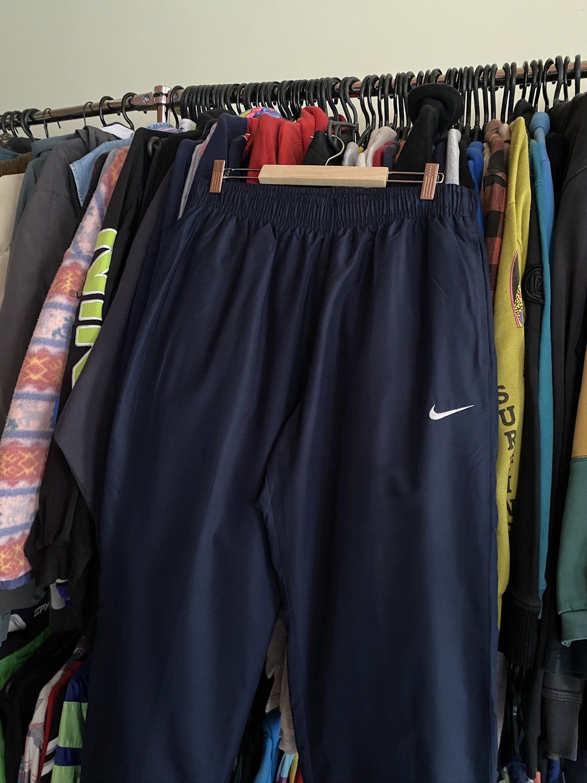 Nike VINTAGE NIKE NYLON PANTS Y2k DRILL Size US 34 / EU 50 - 3 Thumbnail