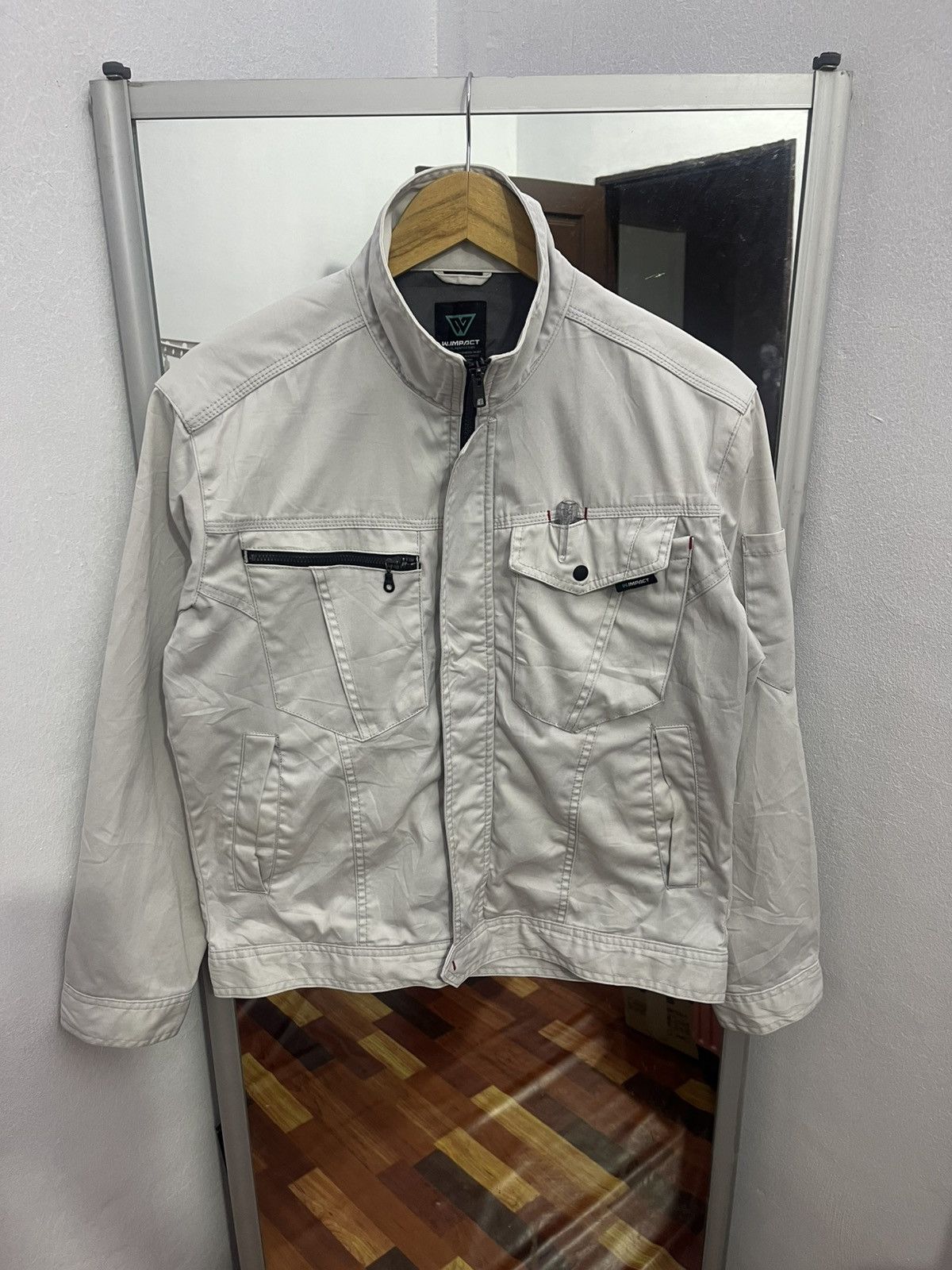 Japanese Brand W Impact Utility Work Jacket Tactical Gray M Size US M / EU 48-50 / 2 - 1 Thumbnail
