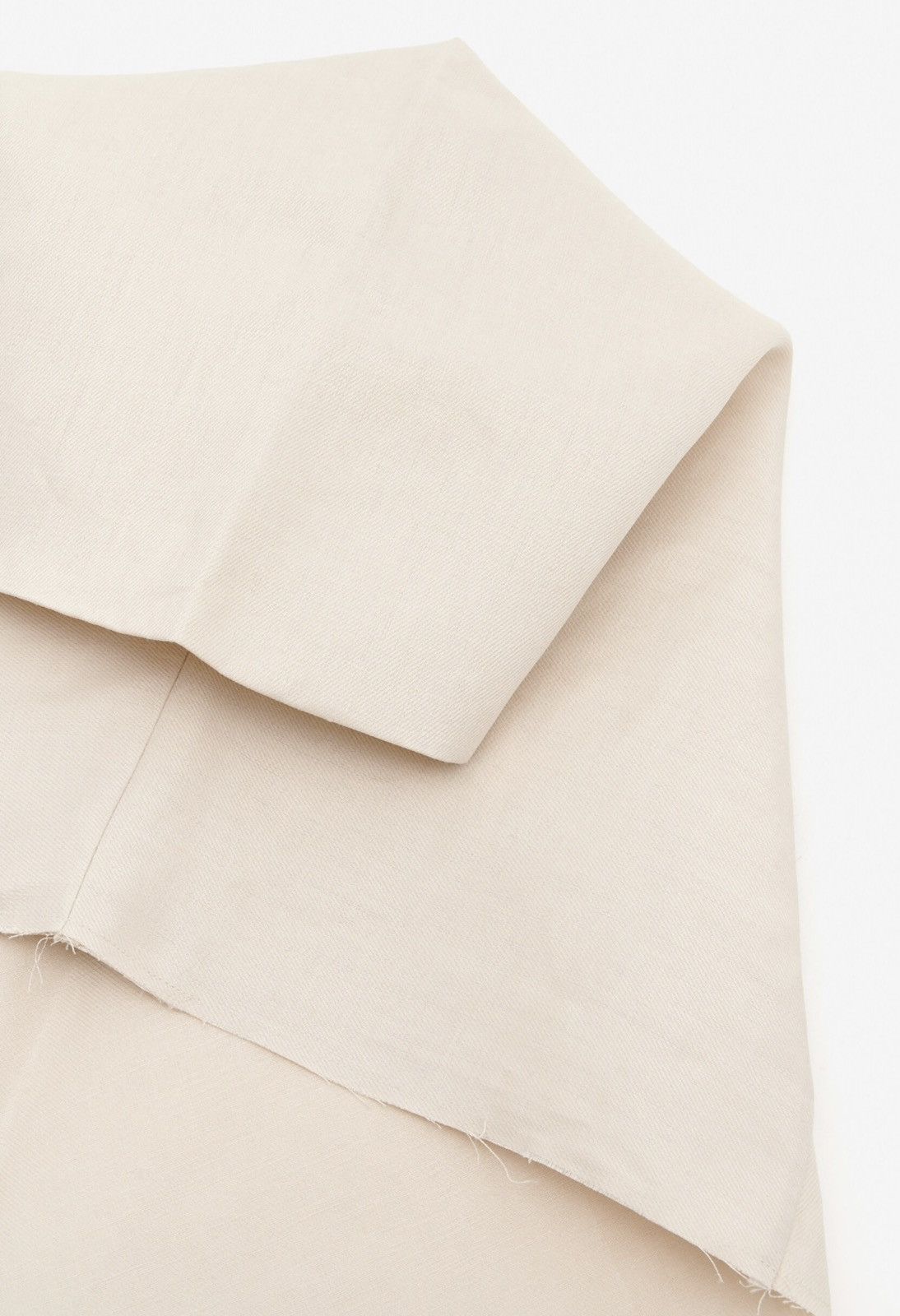 Rick Owens Rick Owens Hollywood SS25 Beige Linen Nun Hat Size ONE SIZE - 3 Thumbnail