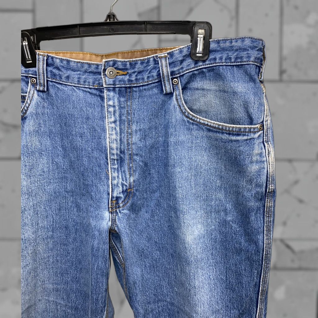 CO Duluth Jeans Mens Blue Cotton Zip Fly Regular Size 40 X 30 Denim Jeans Mens Size US 40 / EU 56 - 1 Thumbnail