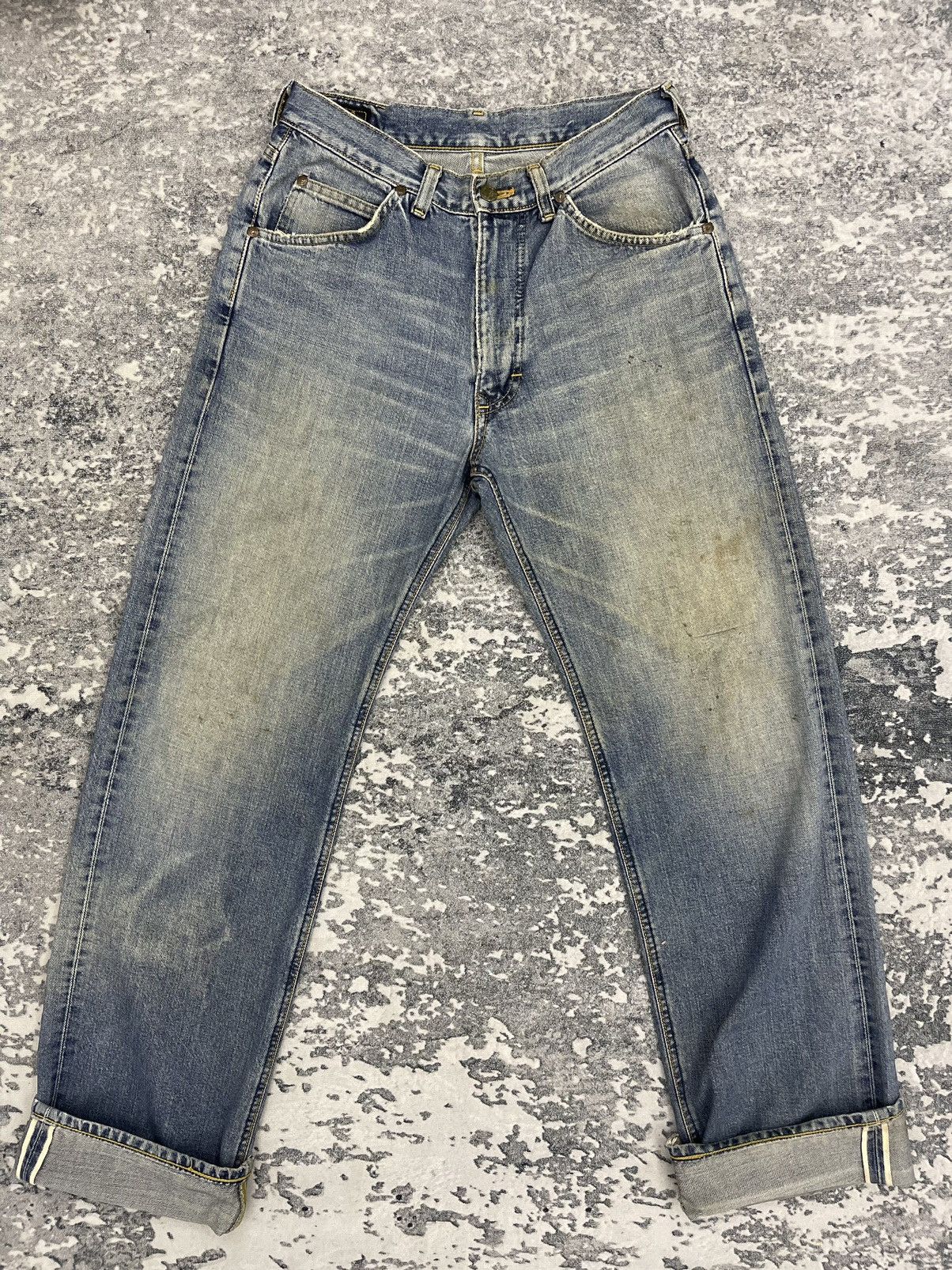 Lee Vintage Lee Riders Selvedge Distressed Denim Size US 30 / EU 46 - 1 Thumbnail
