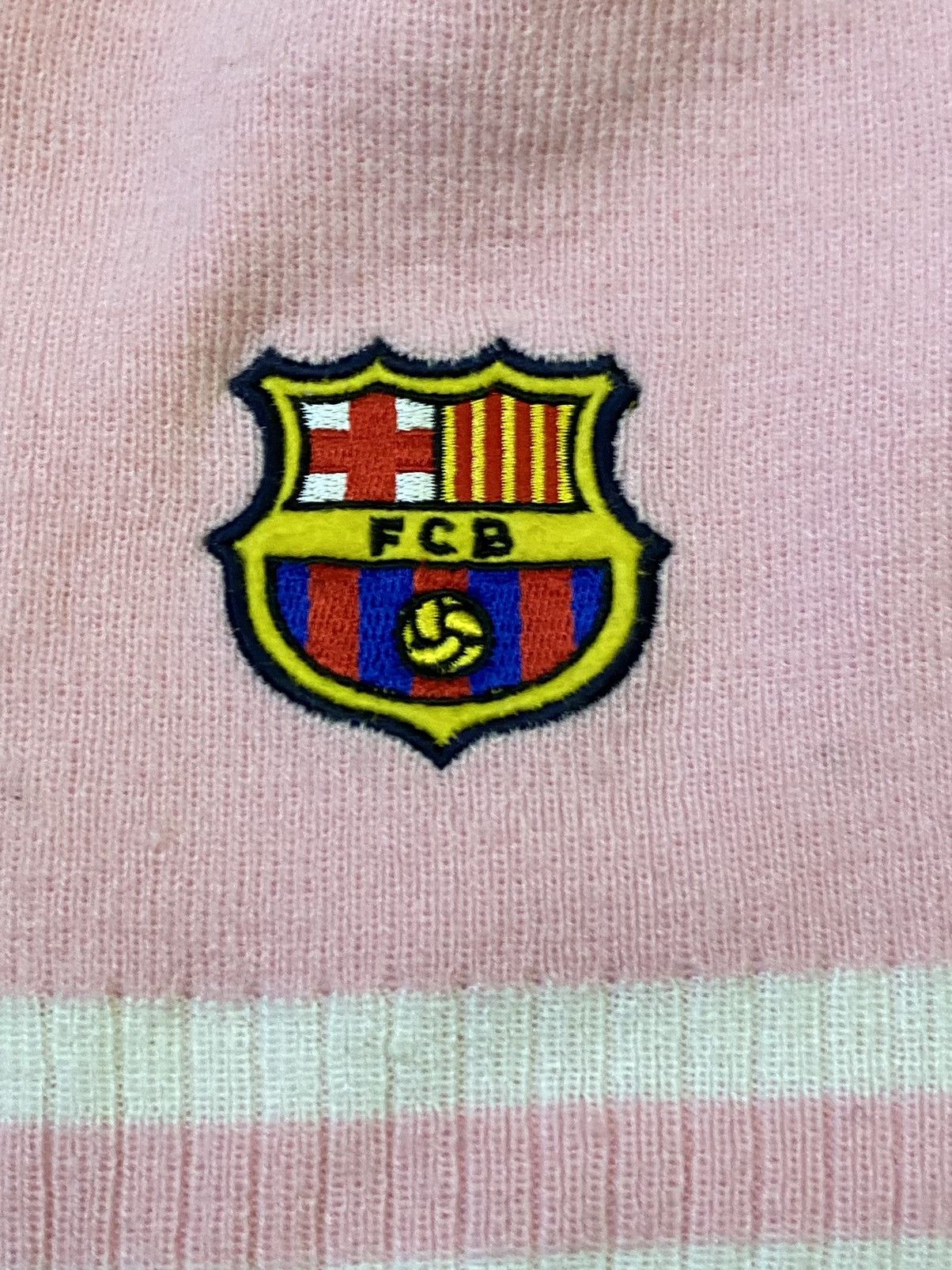 Vintage FC BARCELONA CLASSIC SOCCER VINTAGE BEANIE HAT Size ONE SIZE - 2 Thumbnail