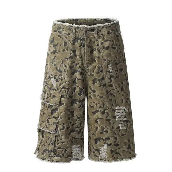 Vintage VIBE Vintage street ripped baggy seven-minute shorts Size US 33 - 3 Thumbnail