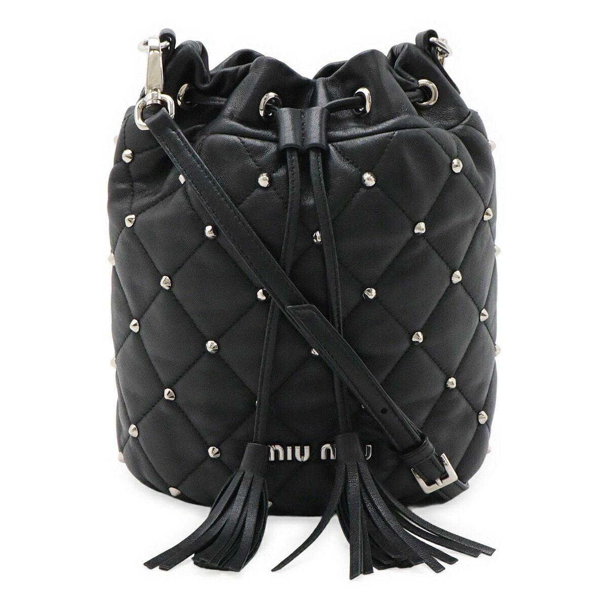 Miu Miu Miu Miu Miu Miu 5BE014 Leather 2way Shoulder Bag Leather Shoulder Bag 5BE014 DUTY FREE for USA Size ONE SIZE - 1 Thumbnail