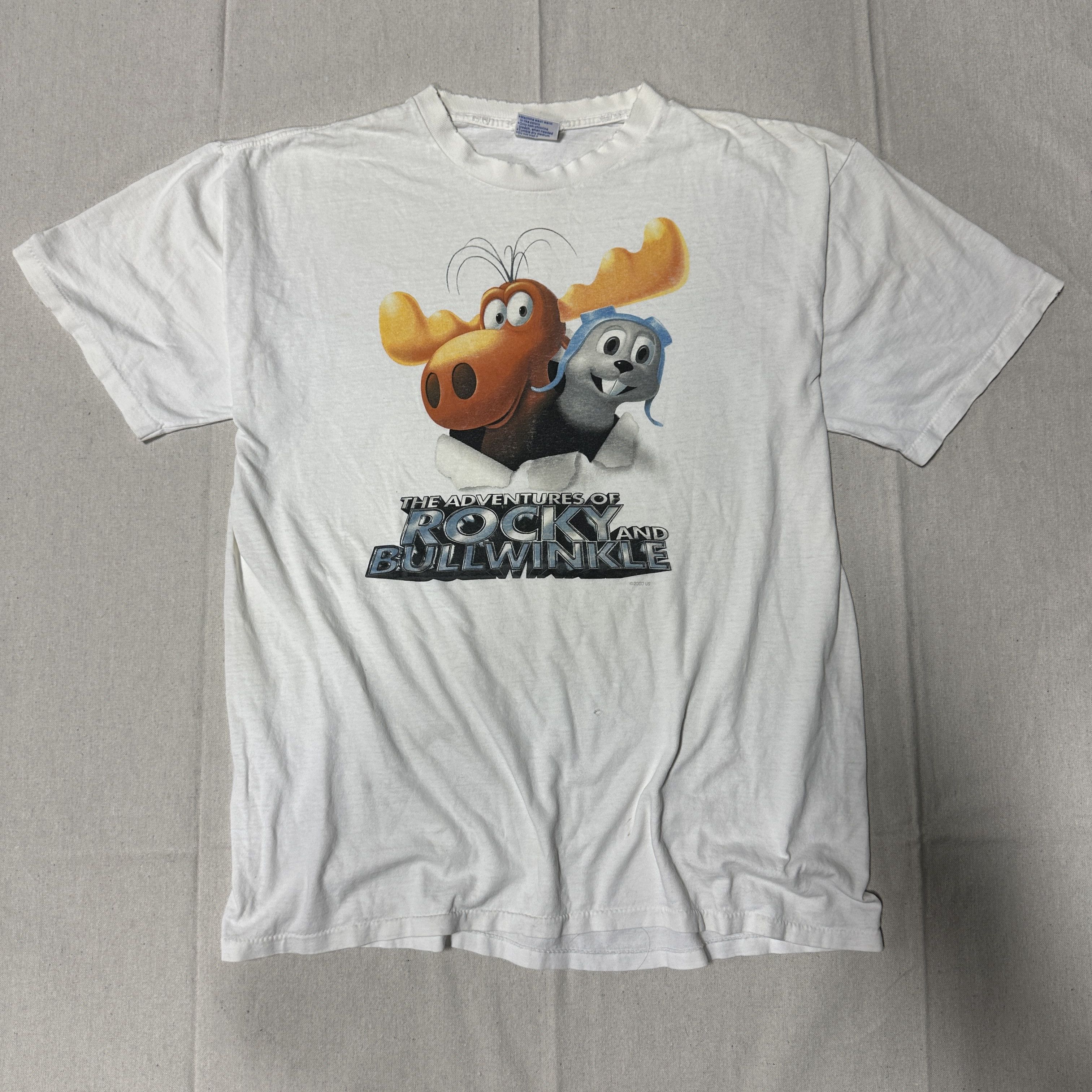 Other Vintage Rocky and Bullwinkle Cartoon Graphic T-Shirt Size XL Size US XL / EU 56 / 4 - 1 Thumbnail