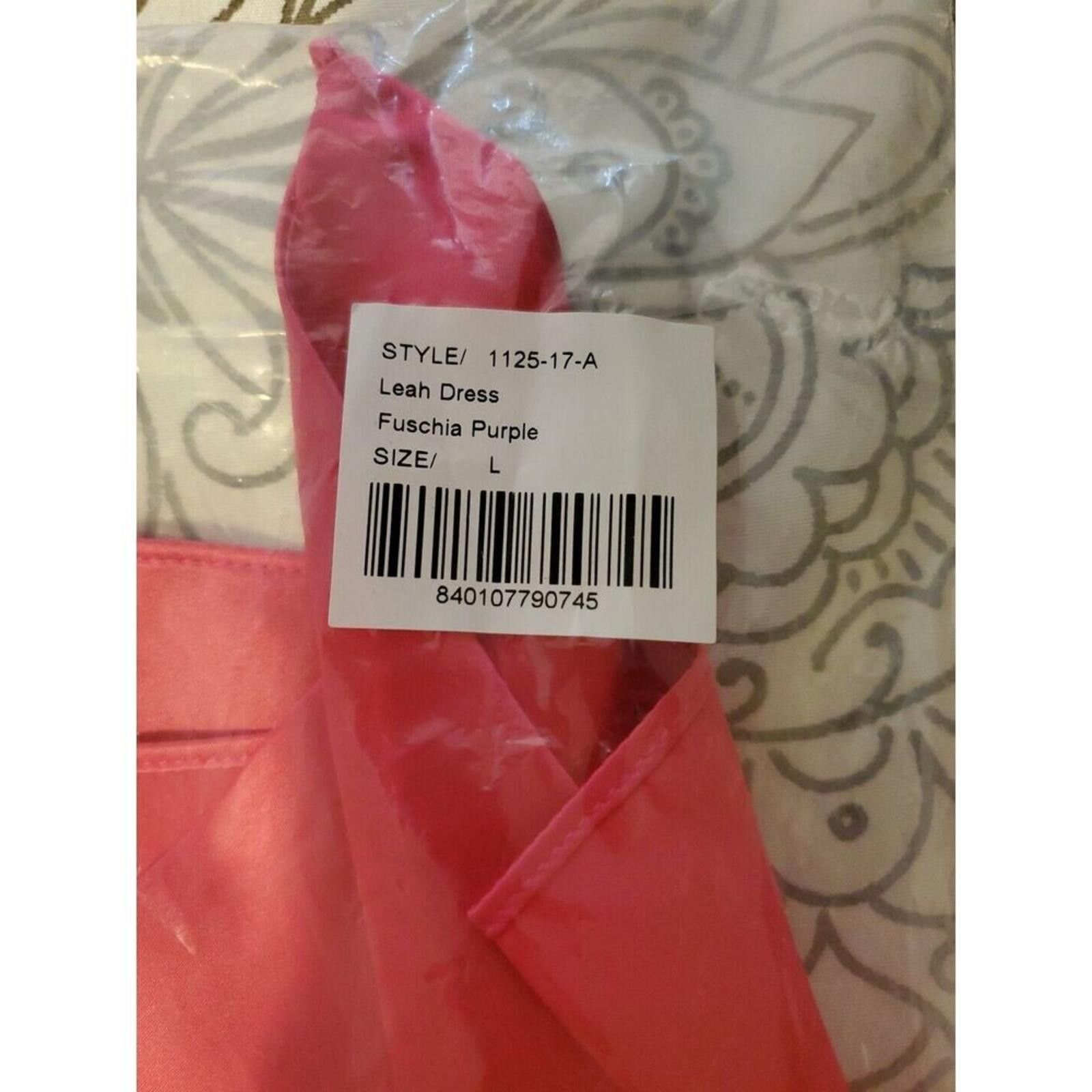 Other SER.O.YA Leah Mini Dress Fuschia Satin Wrap Backless Size L Size L / US 10 / IT 46 - 5 Thumbnail