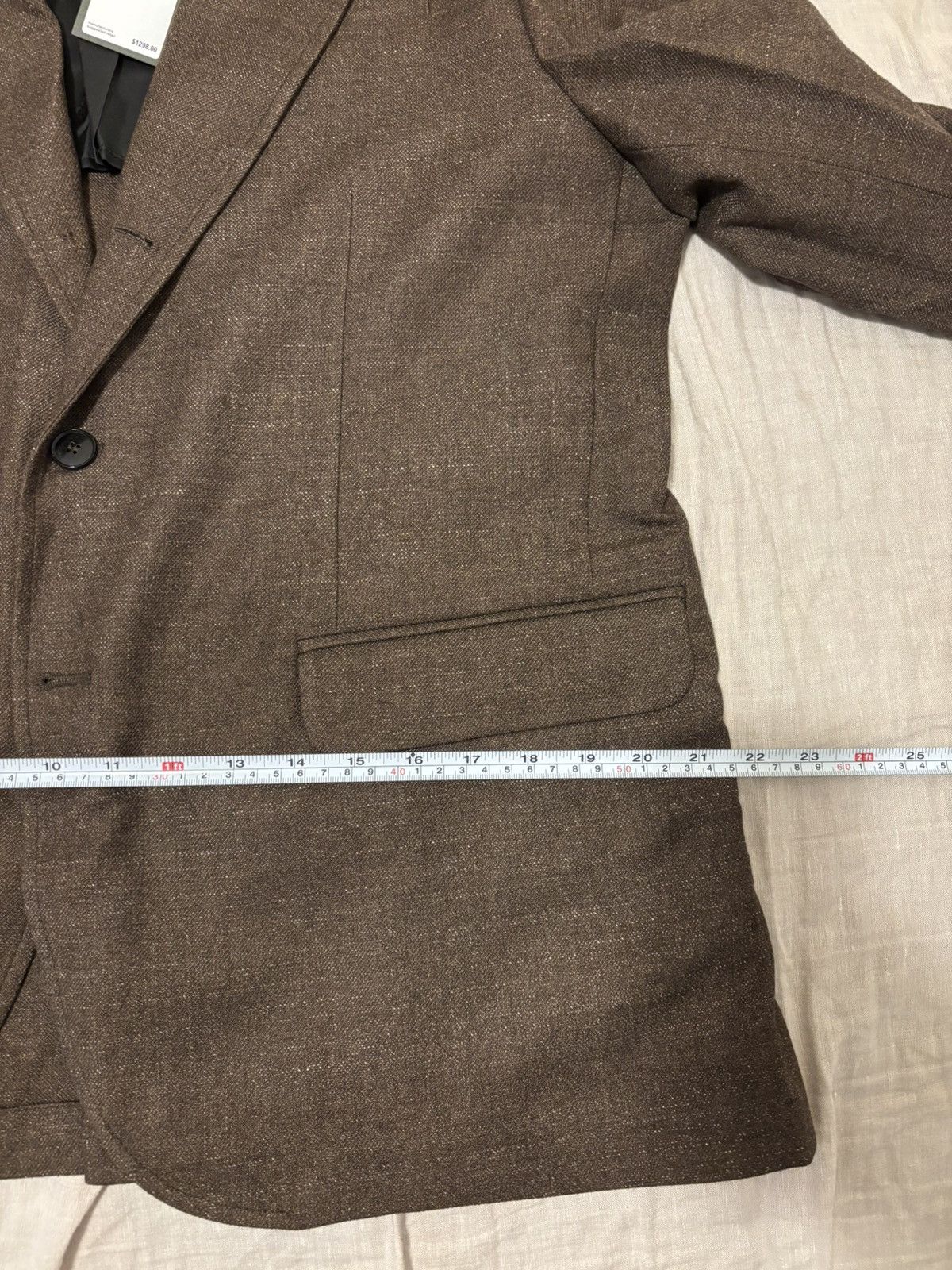 John Varvatos $1298 NWT John Varvatos Rind Jacket Men's Brown 54 EU 44 US Size 44R - 13 Thumbnail