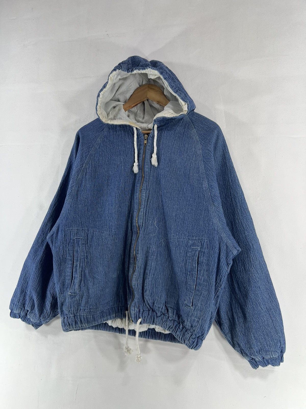 Edwin Vintage Edwin Full Zipper Jacket Rare Design Size US L / EU 52-54 / 3 - 7 Thumbnail