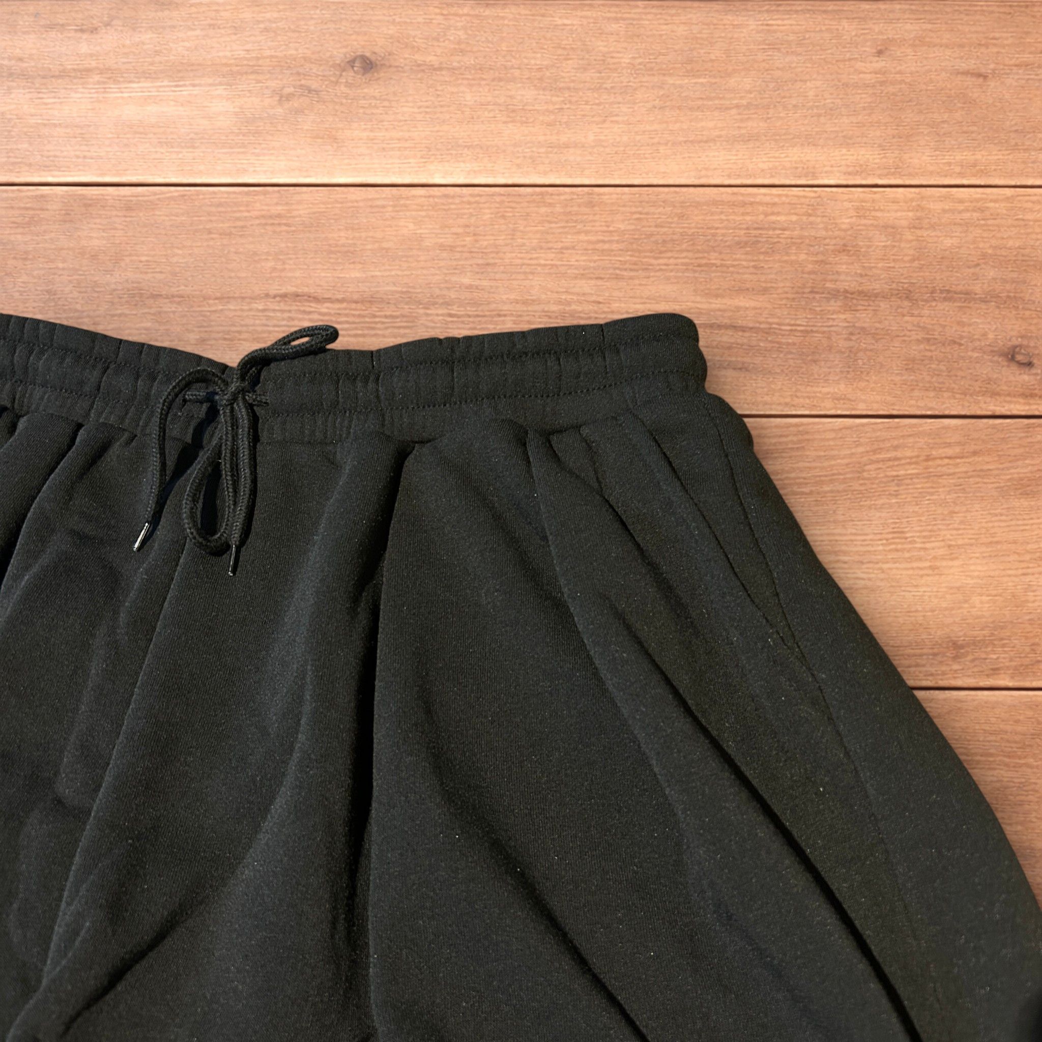 Japanese Brand Super baggy wide leg Japanese joggers in black. Size US 36 / EU 52 - 3 Thumbnail