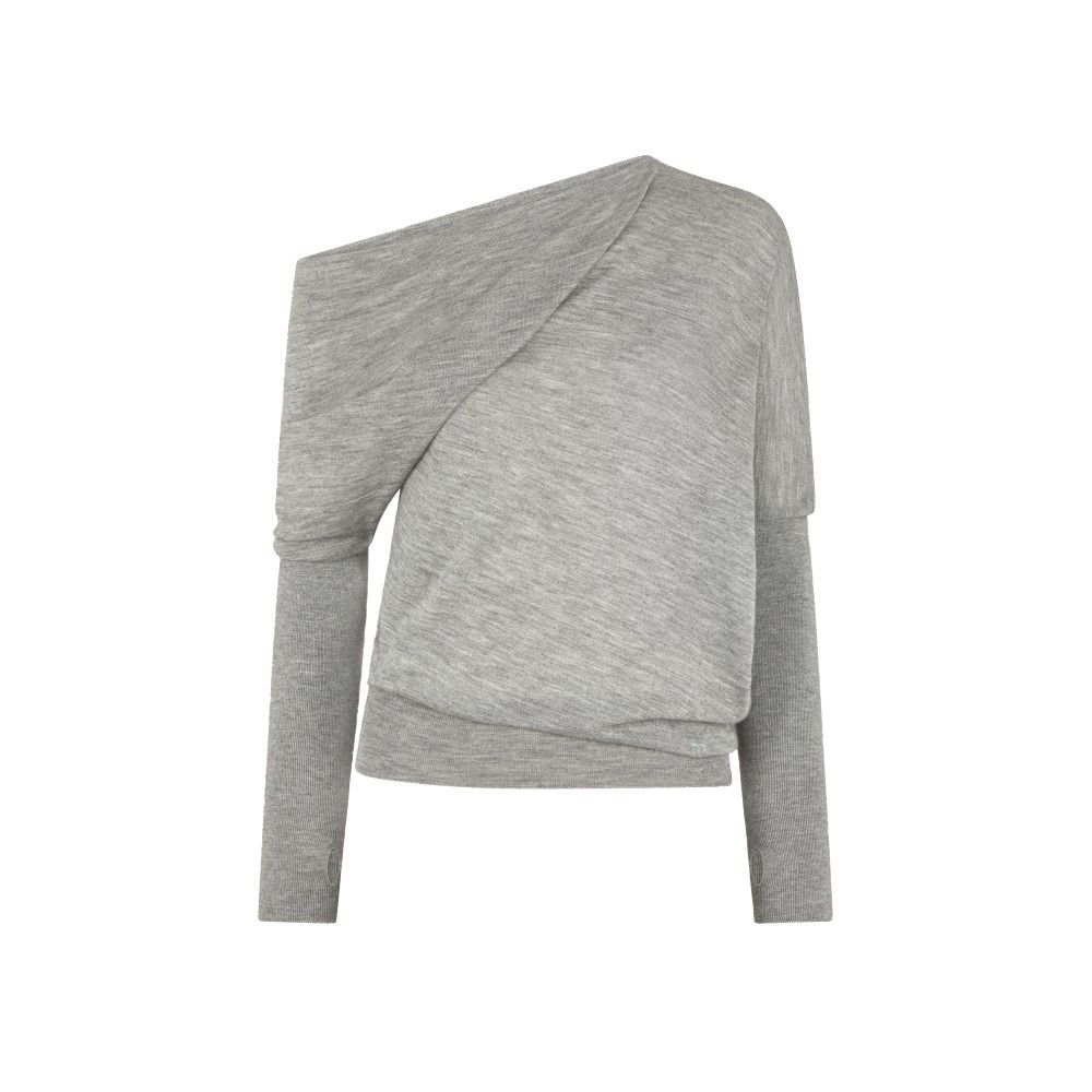 Tom Ford o1loc1c0924 MAK697 Asymmetric Sweater in Grey Size XS / US 0-2 / IT 36-38 - 1 Thumbnail