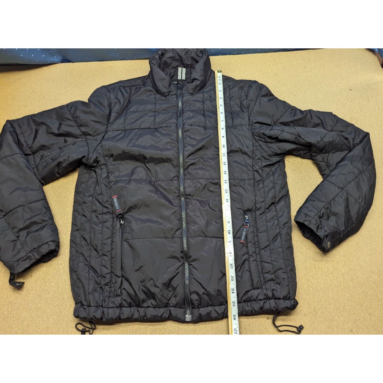 Hackett HACKETT Aston Martin Racing Mens Jacket L Full Zip Black Pockets Size US L / EU 52-54 / 3 - 5 Thumbnail