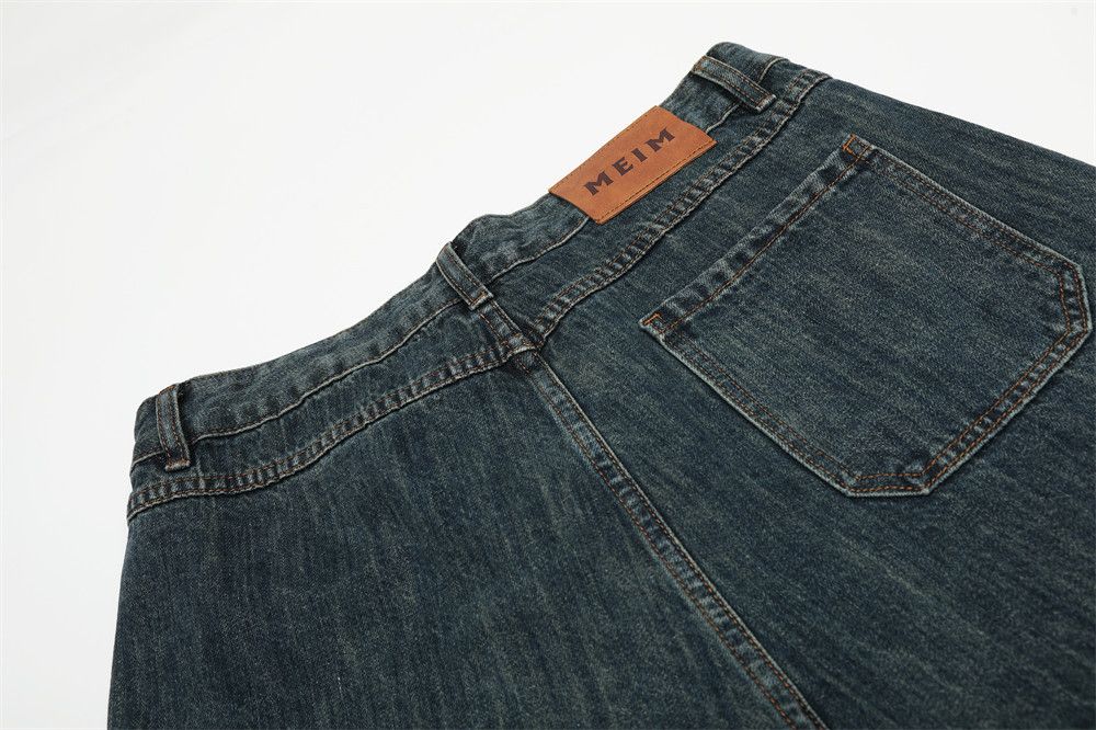 Japanese Brand × Jean Men's loose cargo vintage washed distressed denim shorts Size US 32 / EU 48 - 5 Thumbnail